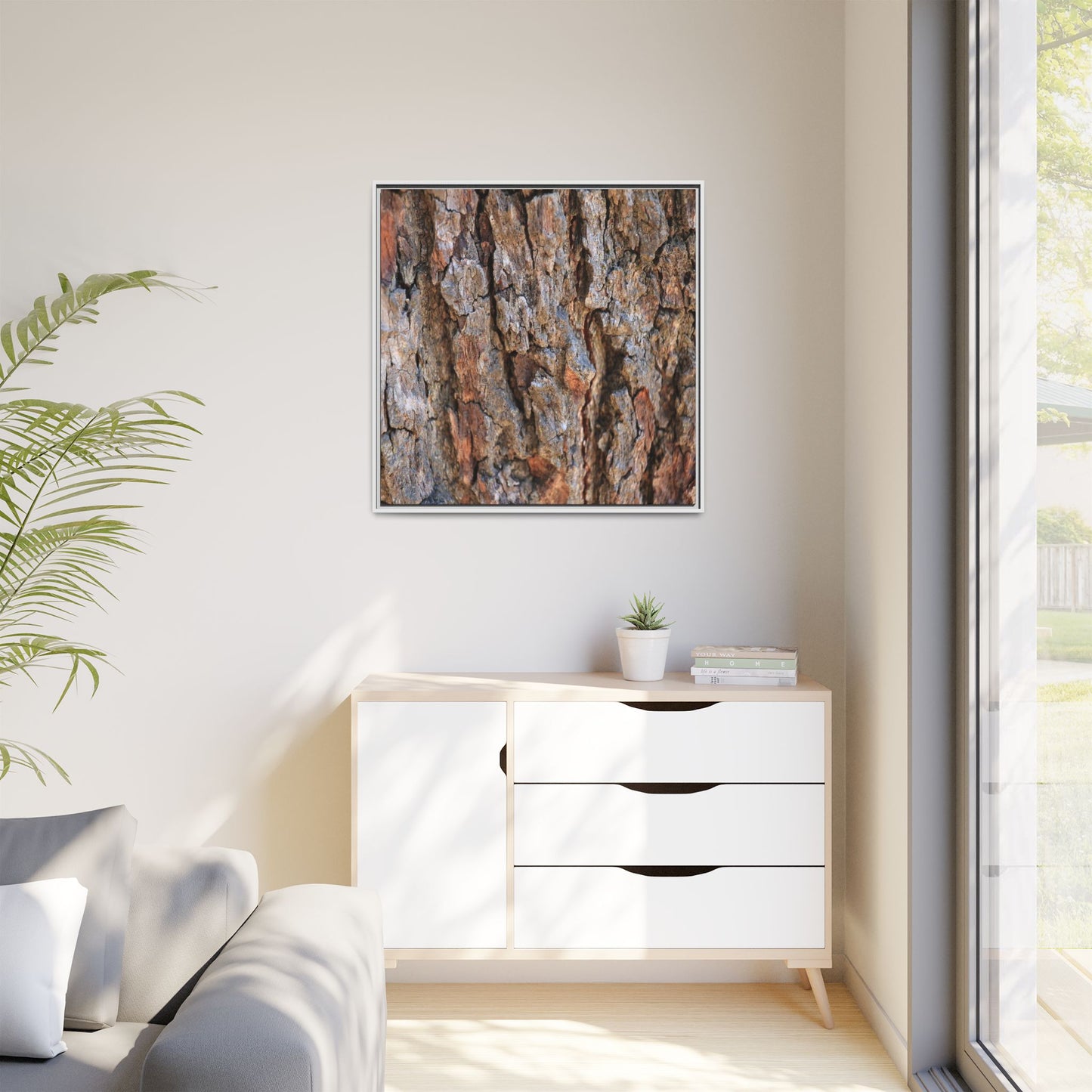 Craggy Textures - Unique Stretched Canvas Wall Art