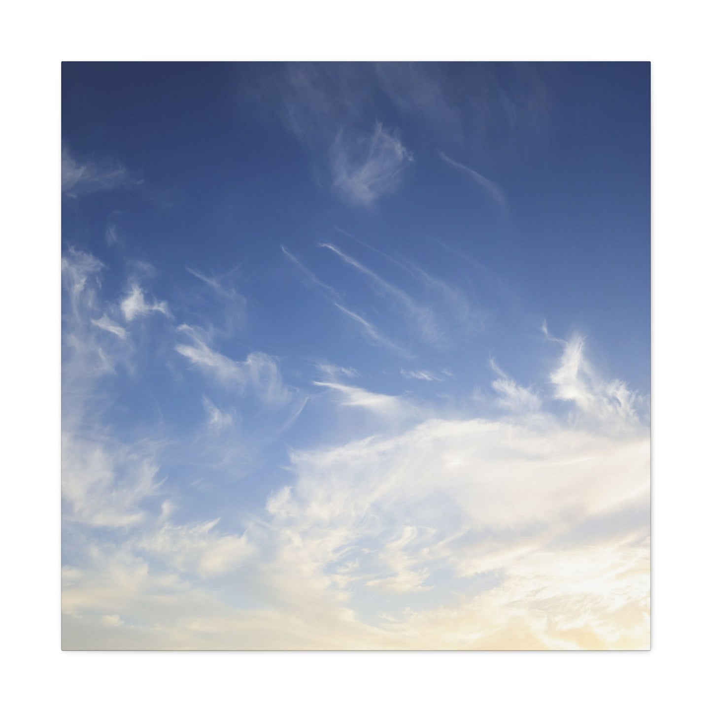 Sky's Breath - Unique Frameless Canvas Wall Art