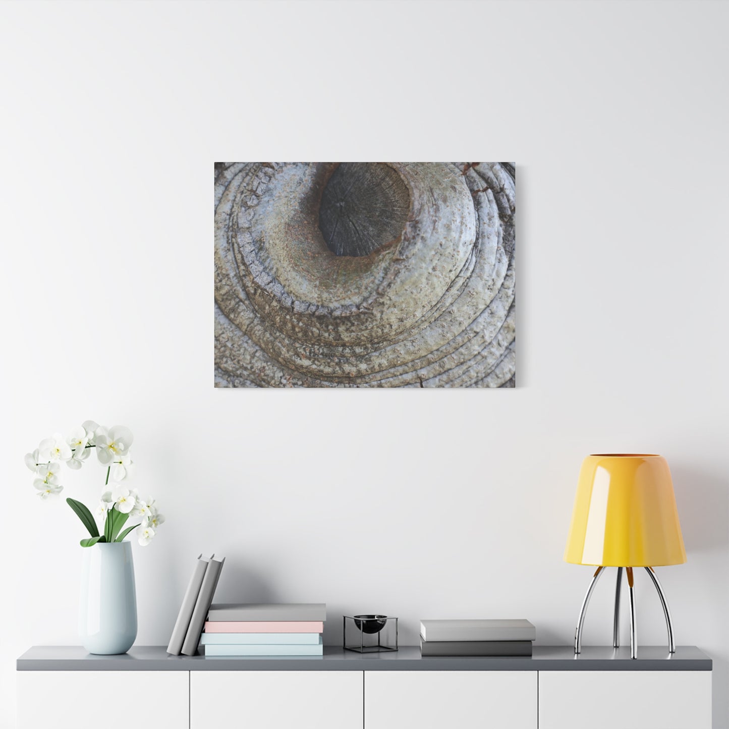 Bark's Eye - Unique Frameless Canvas Wall Art