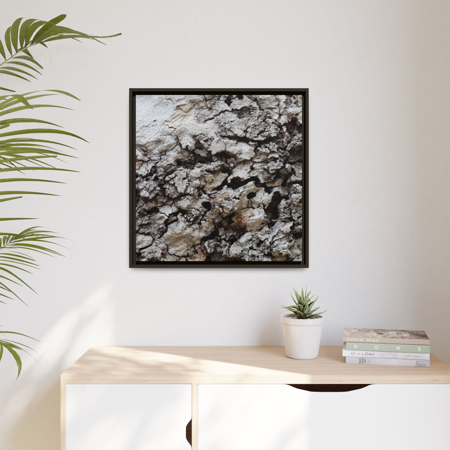 Cracked Terrain - Unique Stretched Canvas Wall Art
