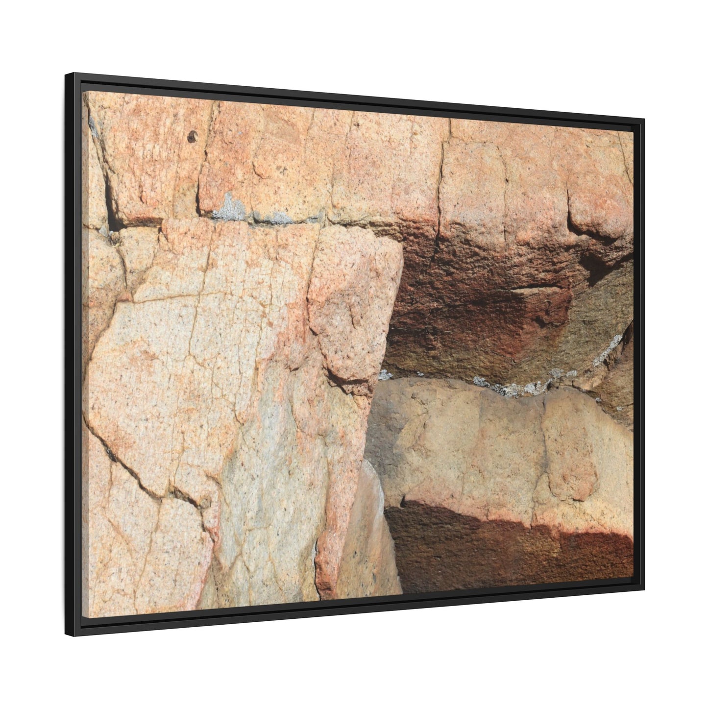 Fractured Stone - Unique Stretched Canvas Wall Art