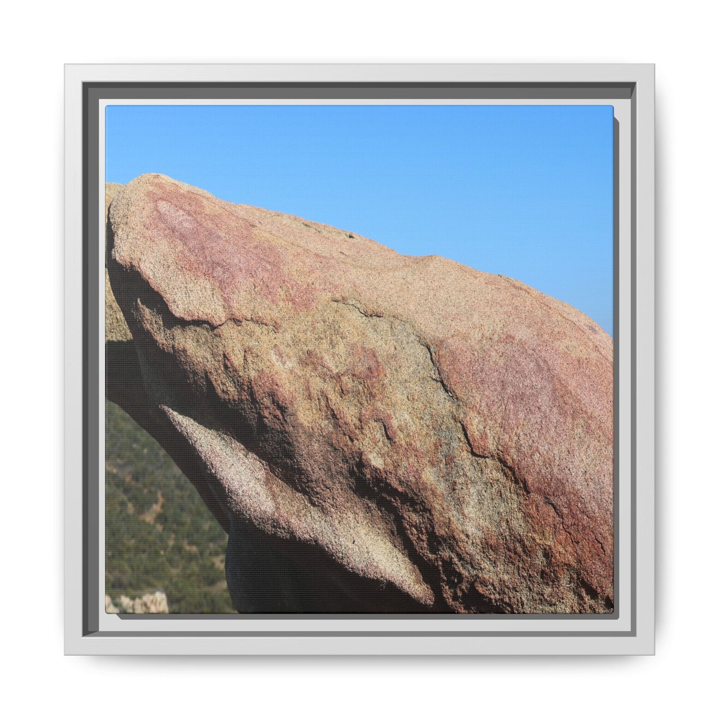 Sleeping Stone - Unique Stretched Canvas Wall Art