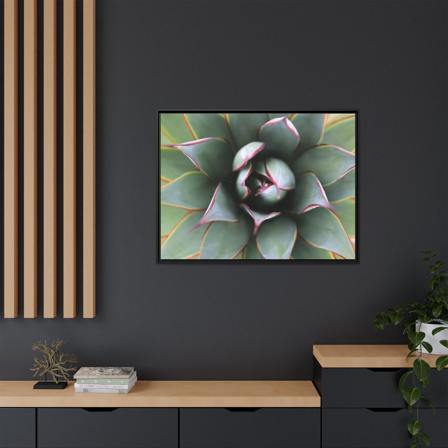 Spiky Elegance - Unique Stretched Canvas Wall Art