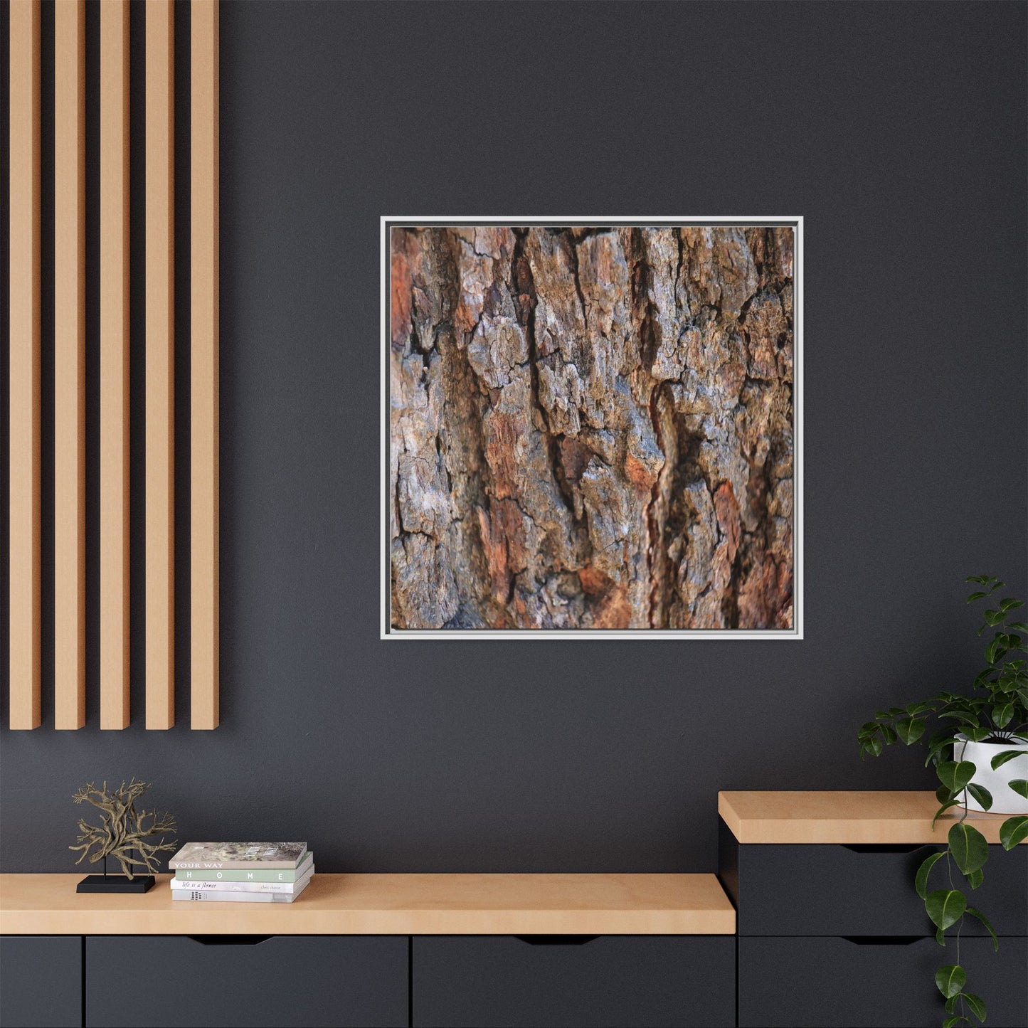 Craggy Textures - Unique Stretched Canvas Wall Art