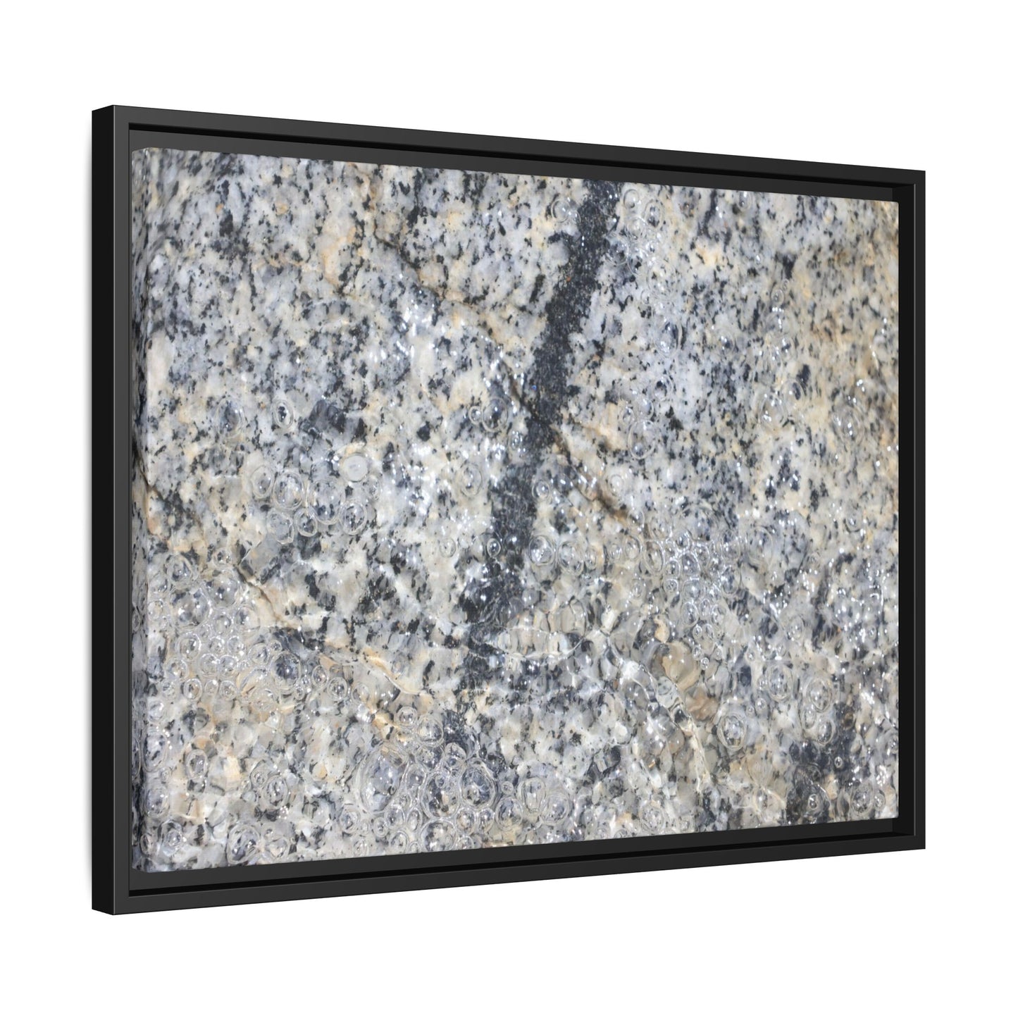 Granite Bubbles - Unique Stretched Canvas Wall Art