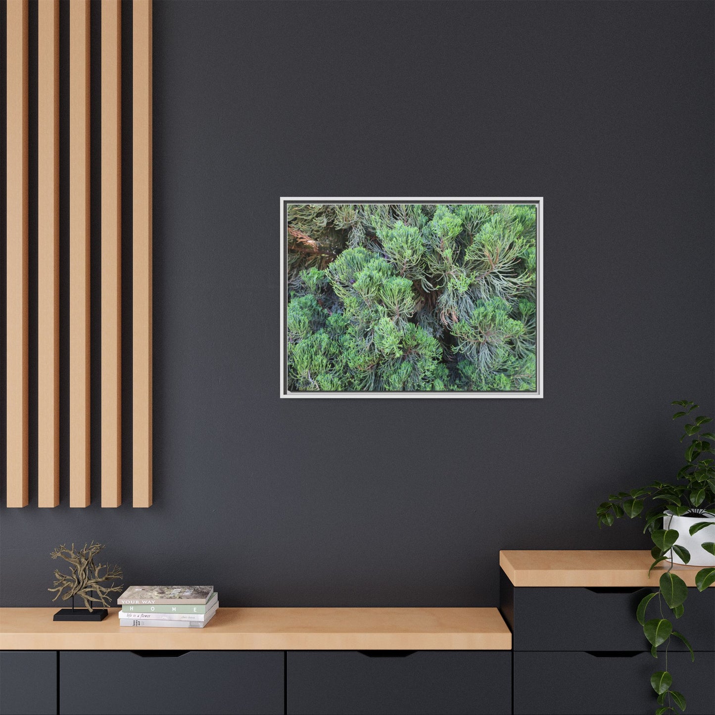 Verdant Whispers - Unique Stretched Canvas Wall Art