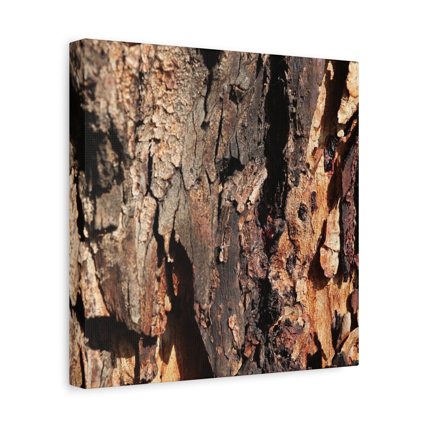 Wooden Terrain - Unique Frameless Canvas Wall Art