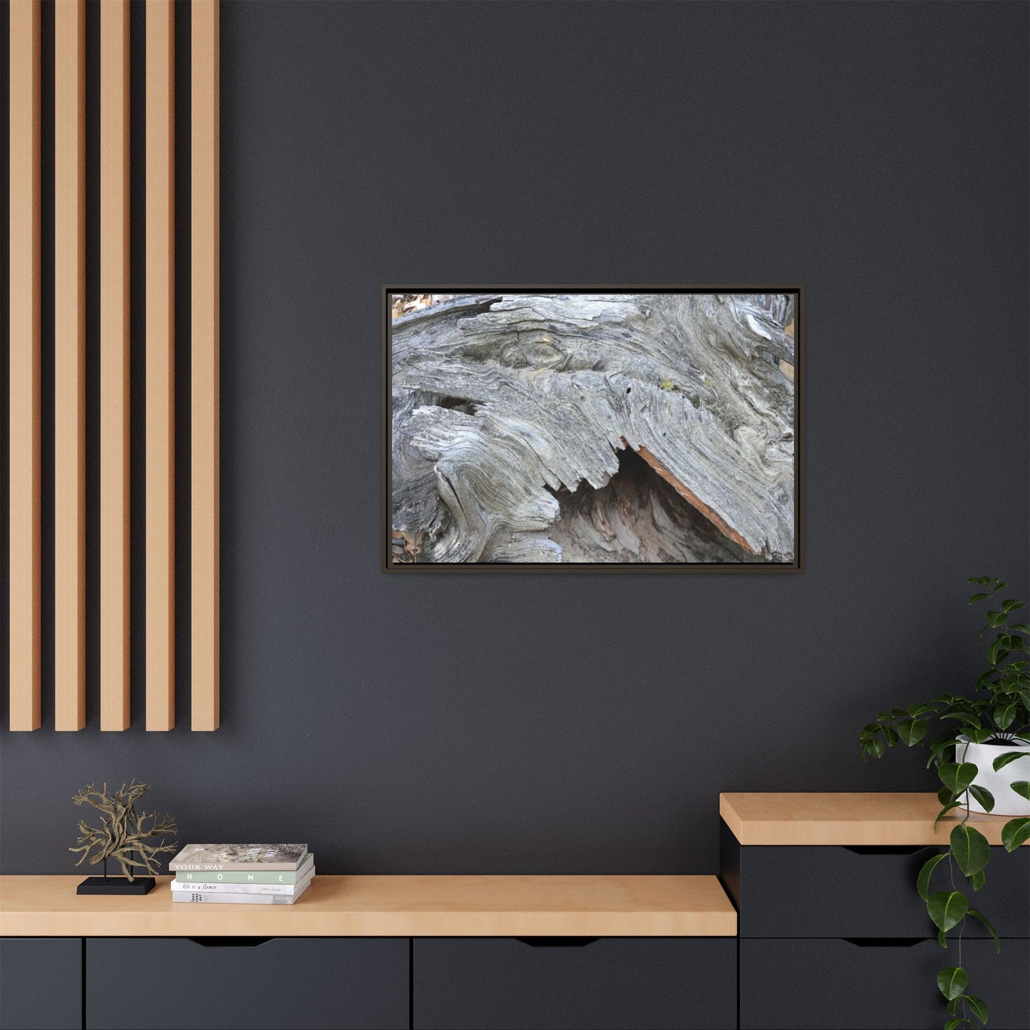 Driftwood Dreams - Unique Stretched Canvas Wall Art