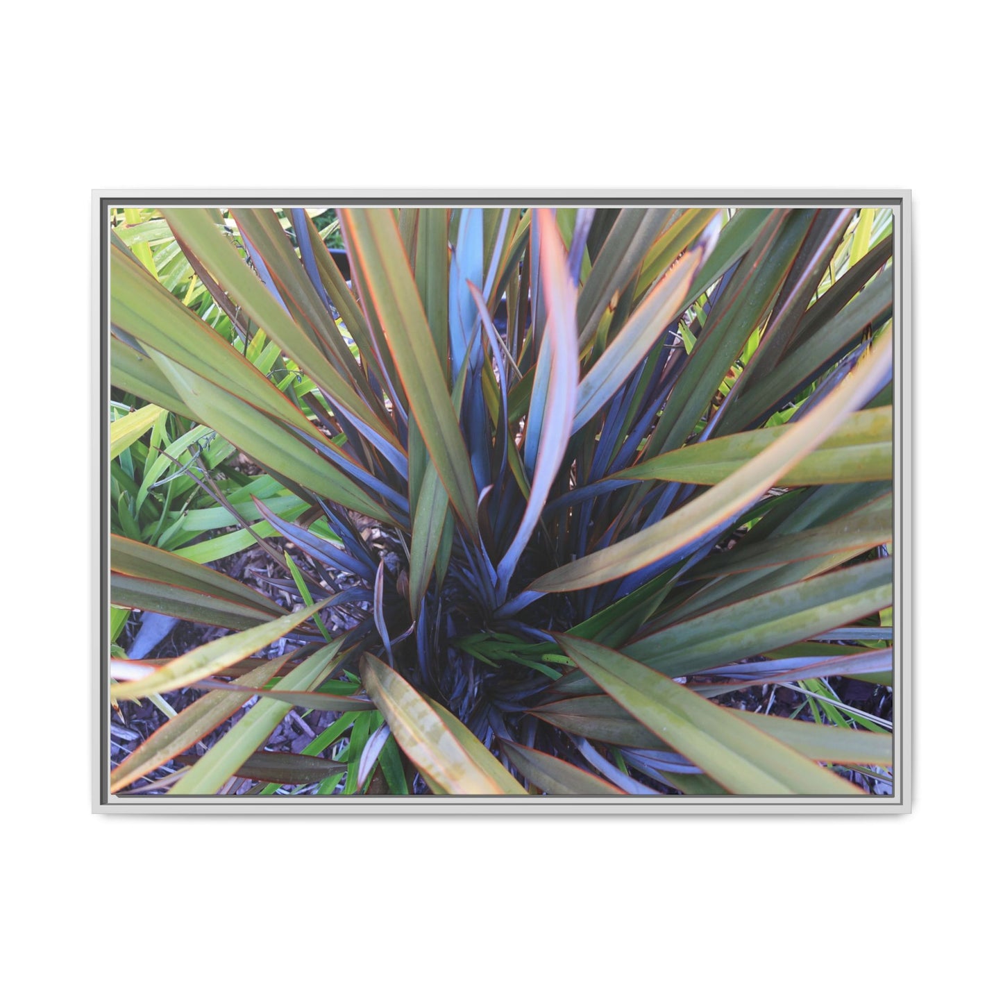 Radiant Leaves - Unique Stretched Canvas Wall Art
