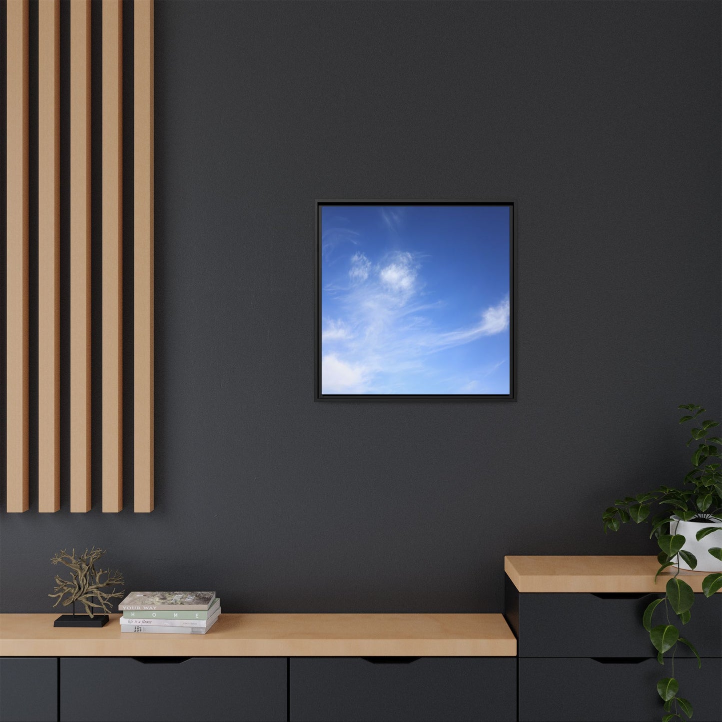 Blue Serenity - Unique Stretched Canvas Wall Art