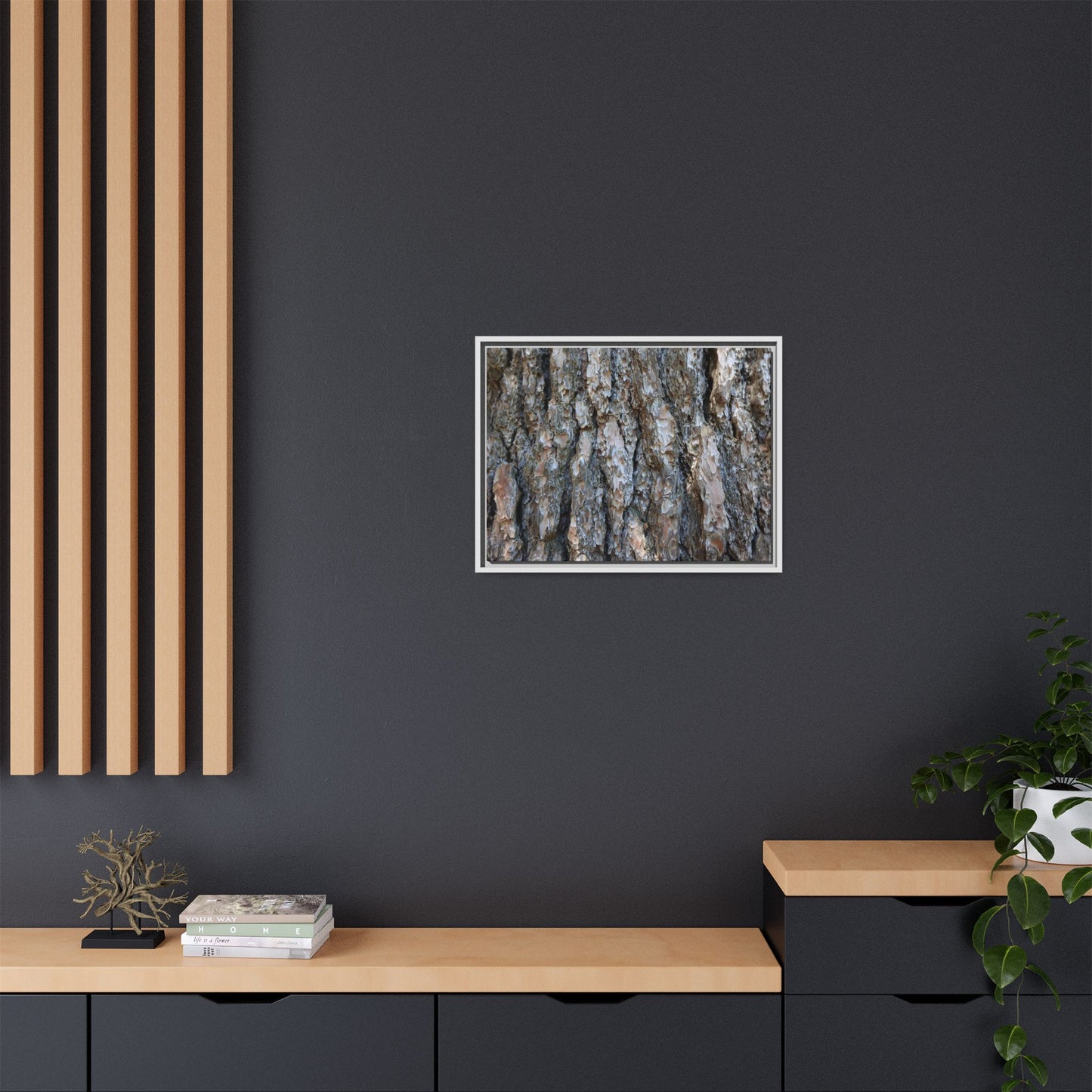 Bark Whispers - Unique Stretched Canvas Wall Art