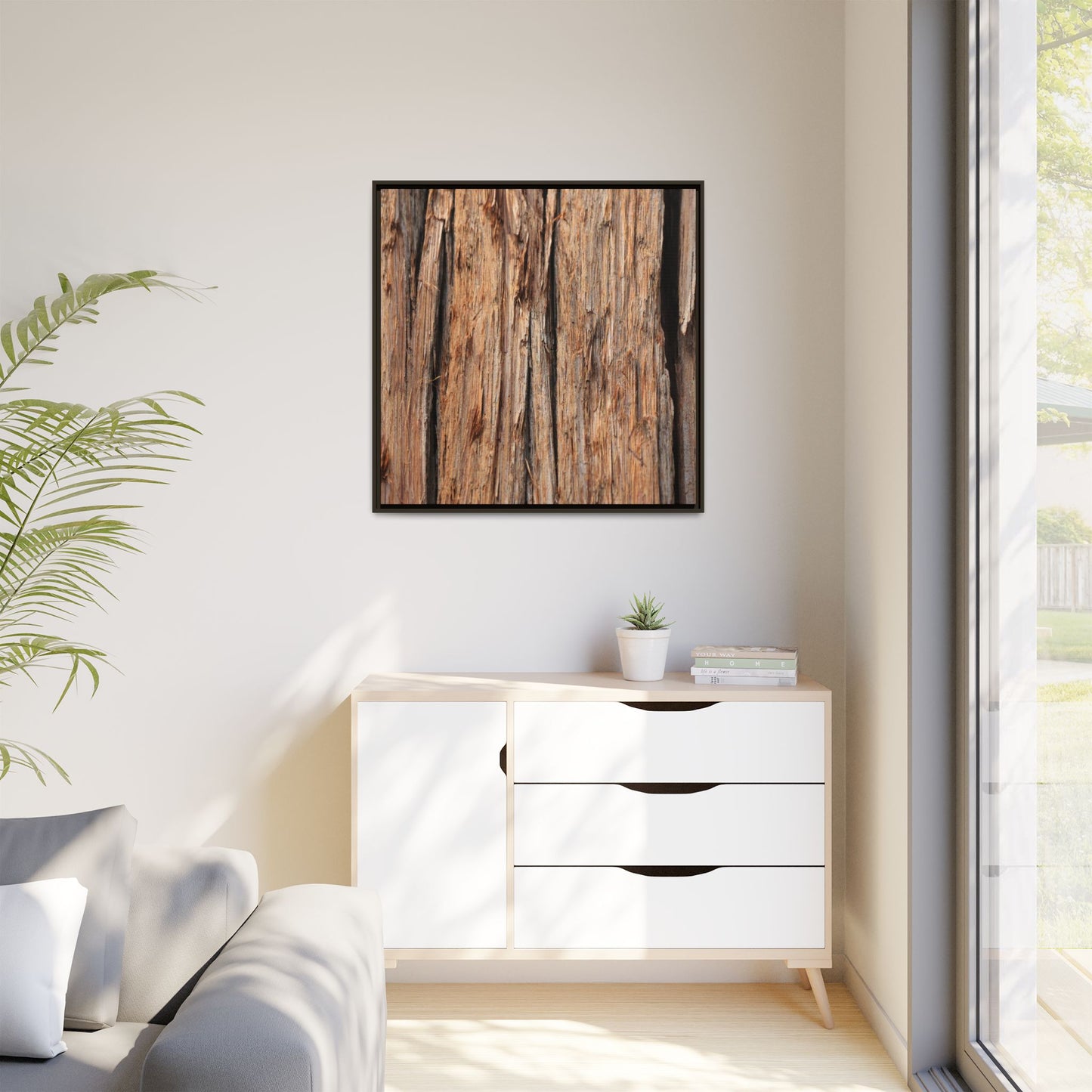 Timber Echoes - Unique Stretched Canvas Wall Art