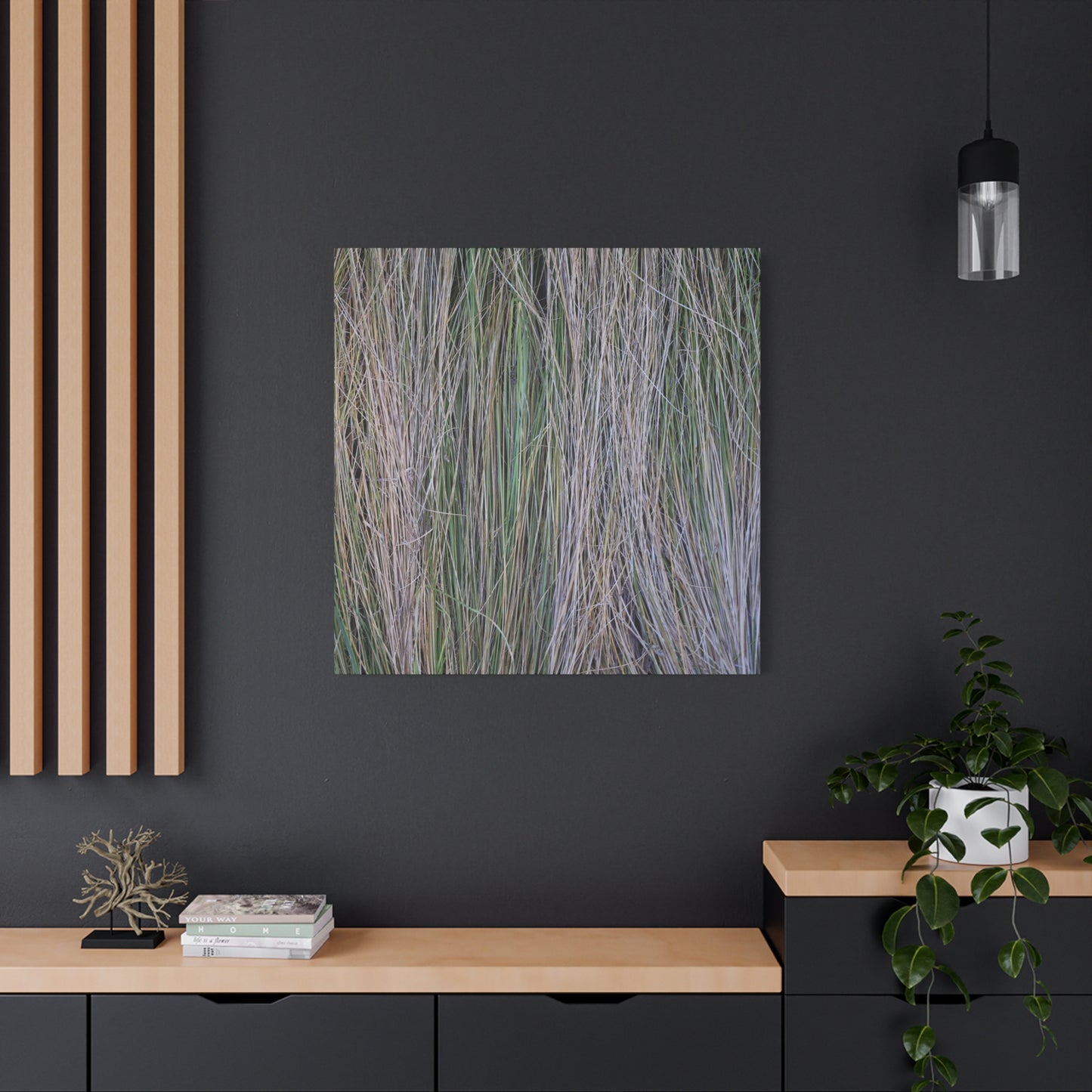 Whispers of Grass - Unique Frameless Canvas Wall Art