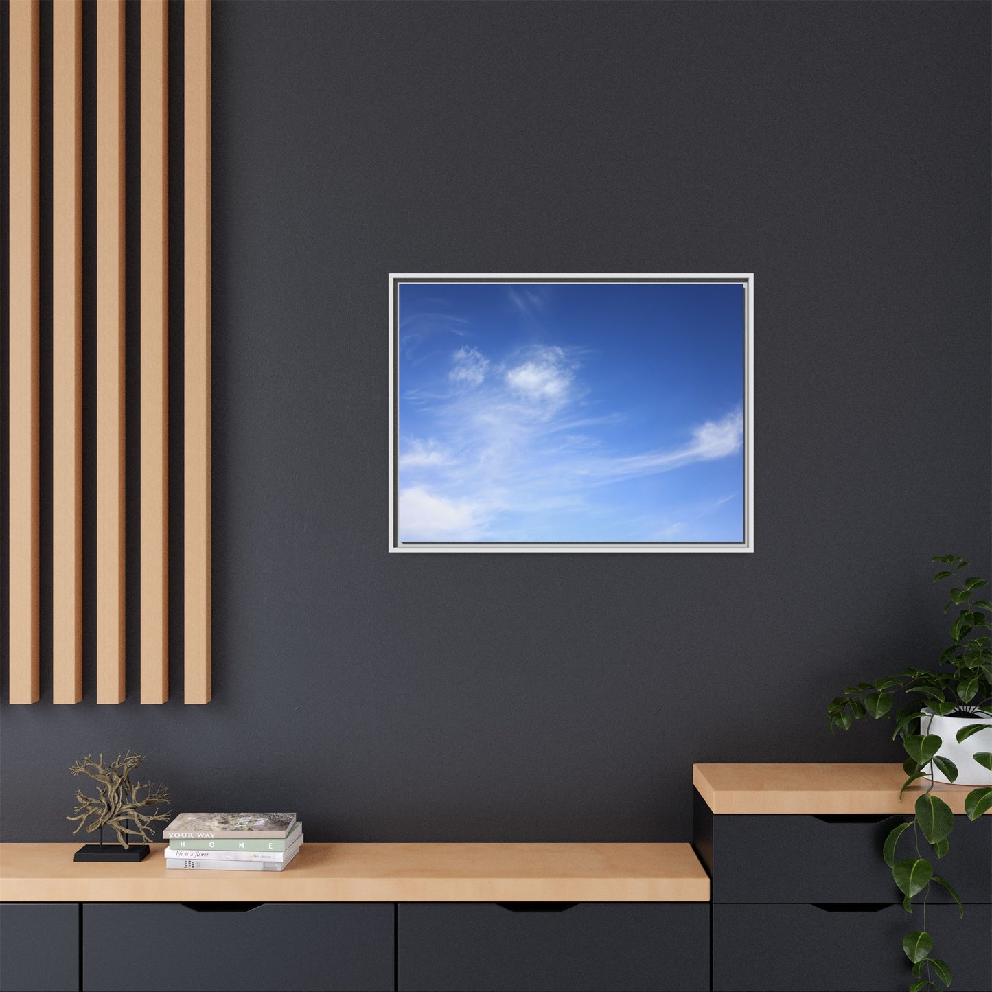 Blue Serenity - Unique Stretched Canvas Wall Art