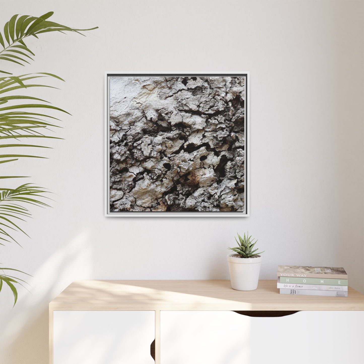 Cracked Terrain - Unique Stretched Canvas Wall Art