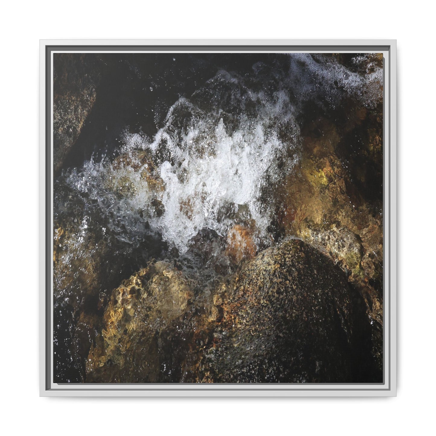 Cascading Momentum - Unique Stretched Canvas Wall Art