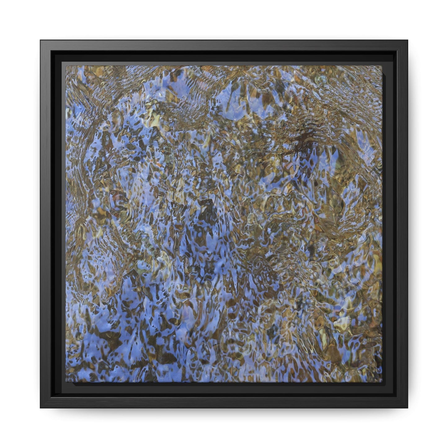 Aquatic Reflections - Unique Stretched Canvas Wall Art