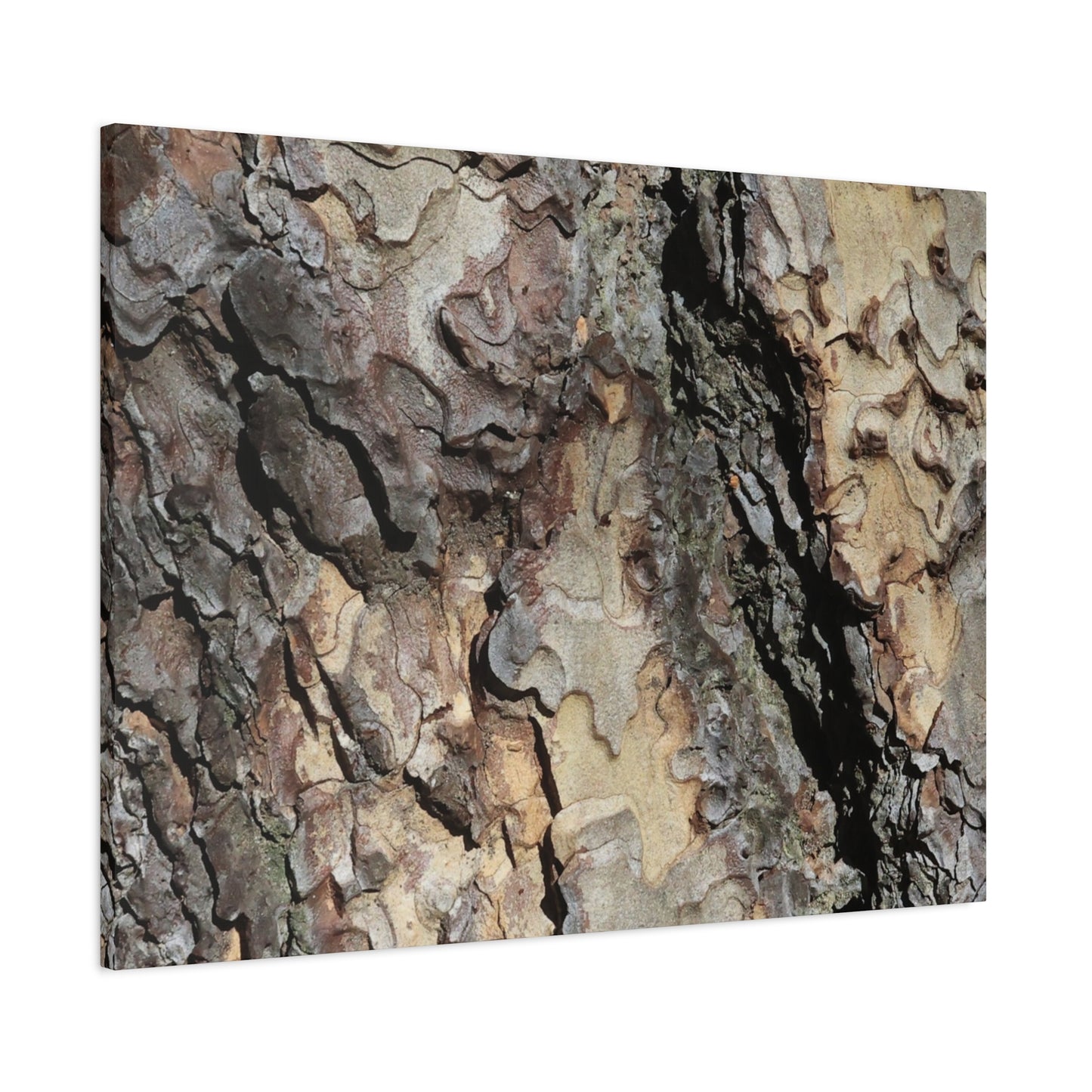 Wooden Labyrinth - Unique Frameless Canvas Wall Art