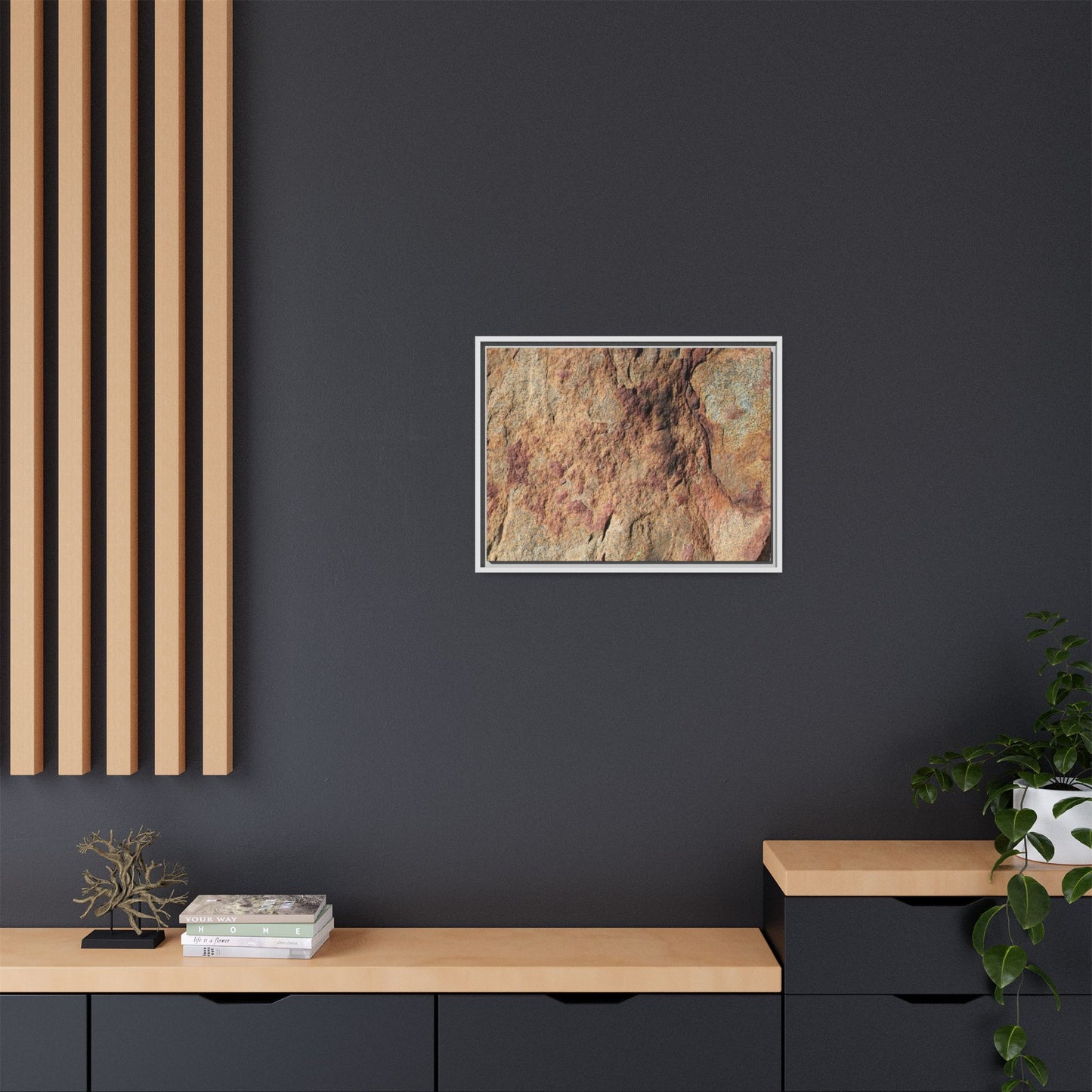 Russet Stone - Unique Stretched Canvas Wall Art