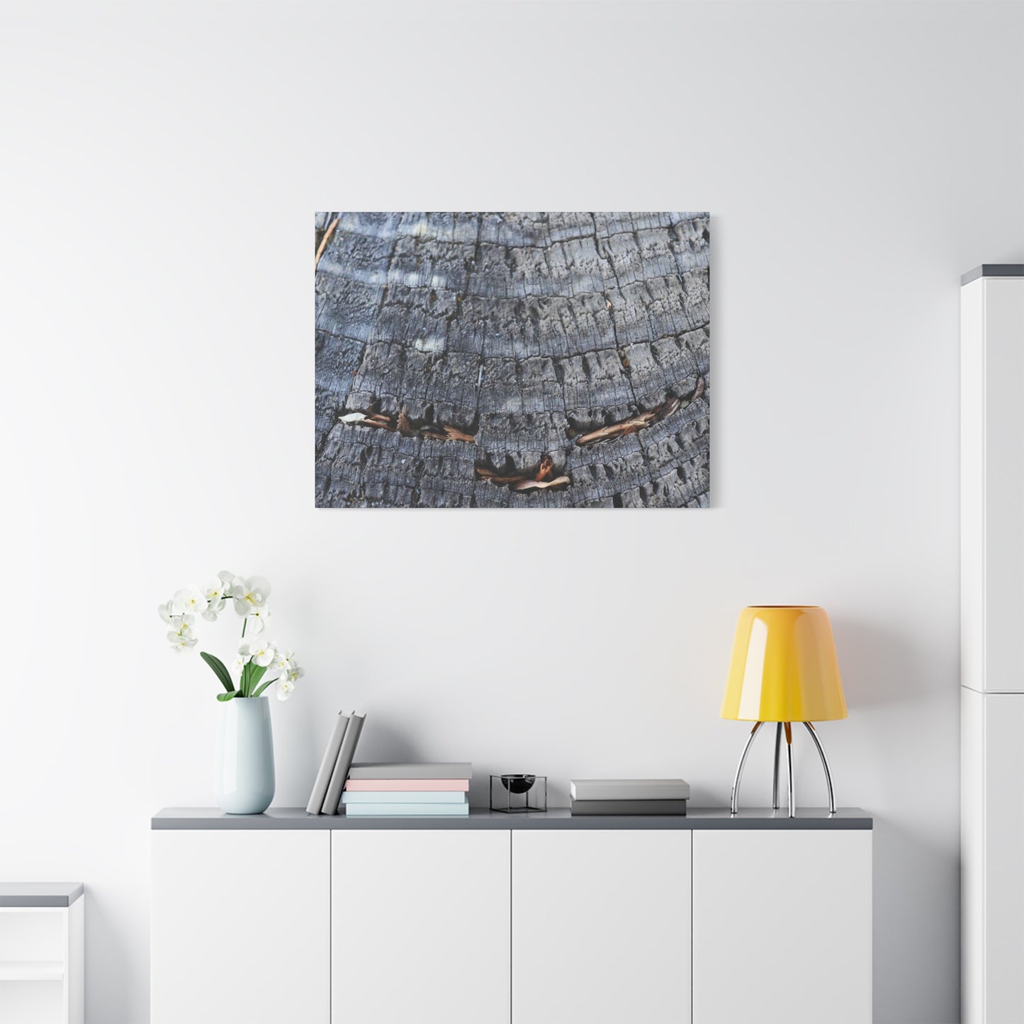 Time's Fractal Whispers - Unique Frameless Canvas Wall Art