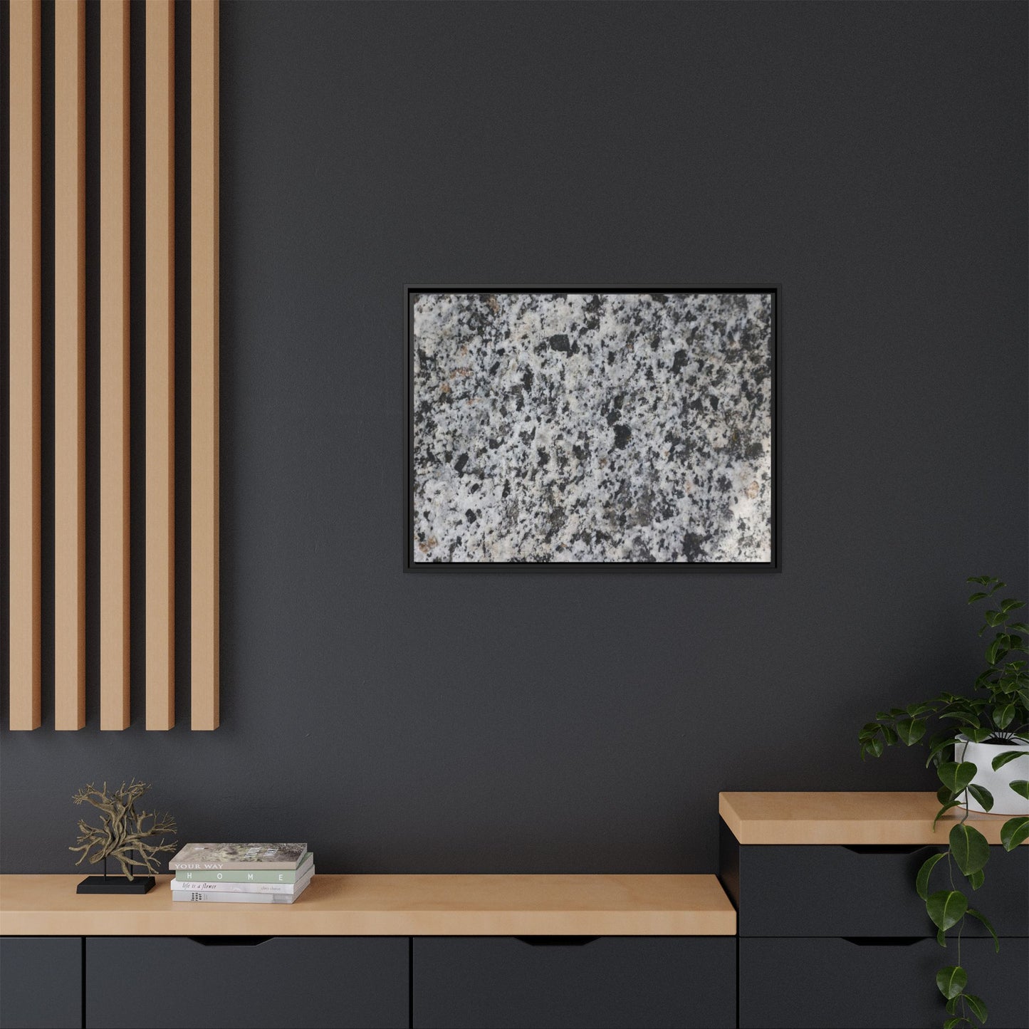 Granite Song - Unique Stretched Canvas Wall Art