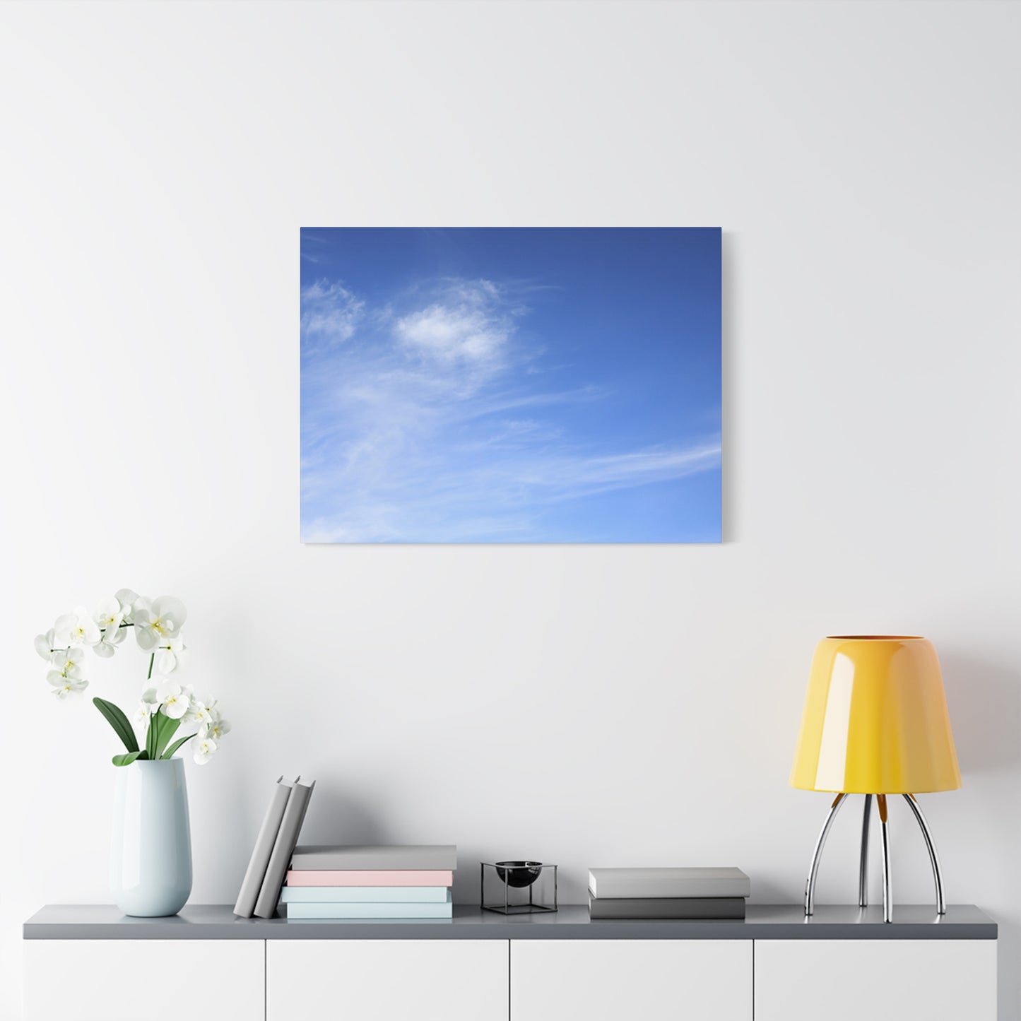 Blue Breath - Unique Frameless Canvas Wall Art