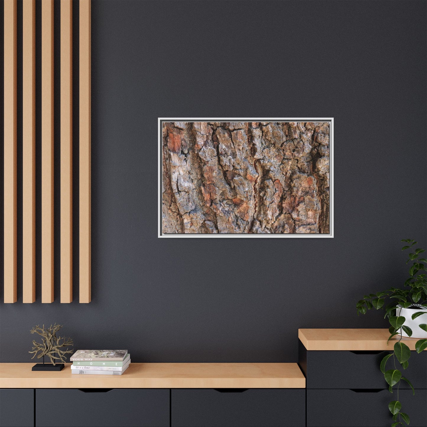 Tree's Timeworn Tale - Unique Stretched Canvas Wall Art