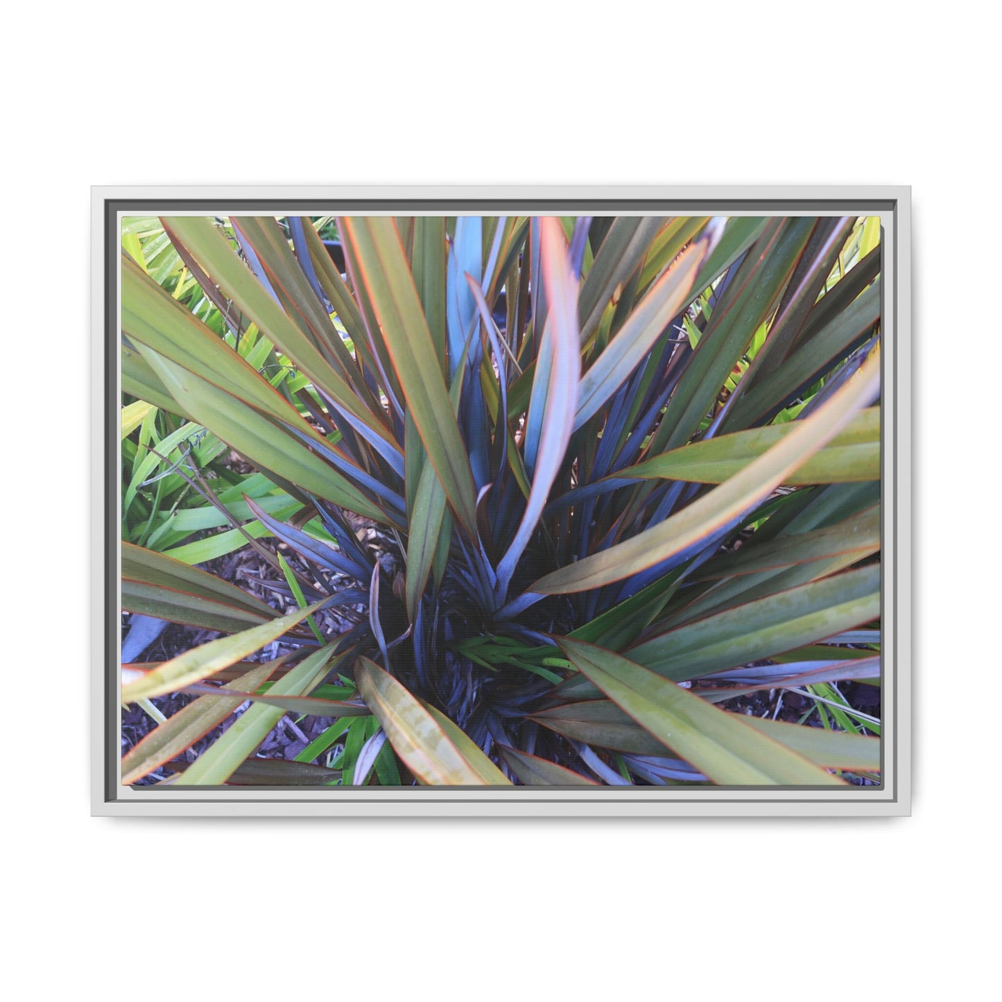 Radiant Leaves - Unique Stretched Canvas Wall Art