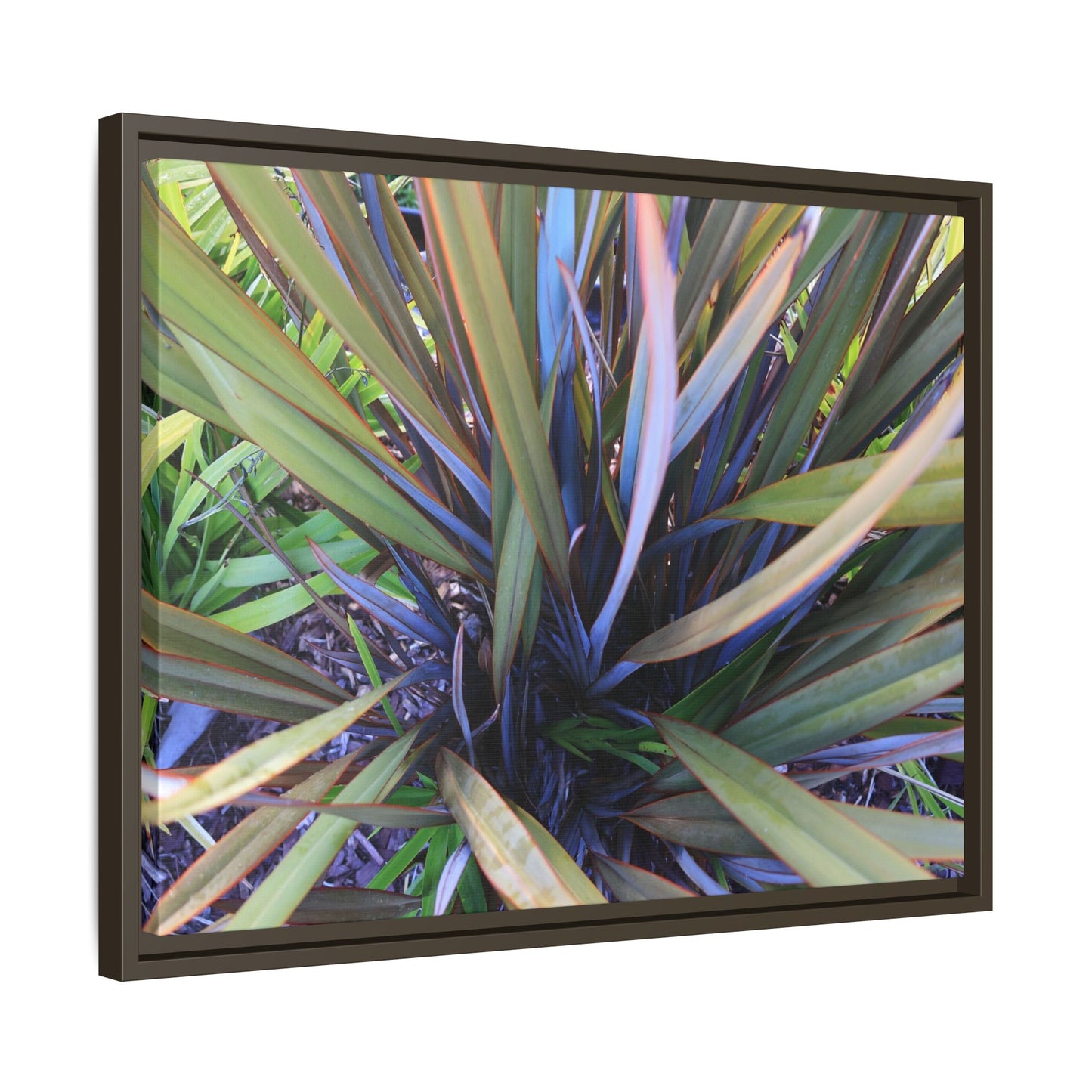 Radiant Leaves - Unique Stretched Canvas Wall Art