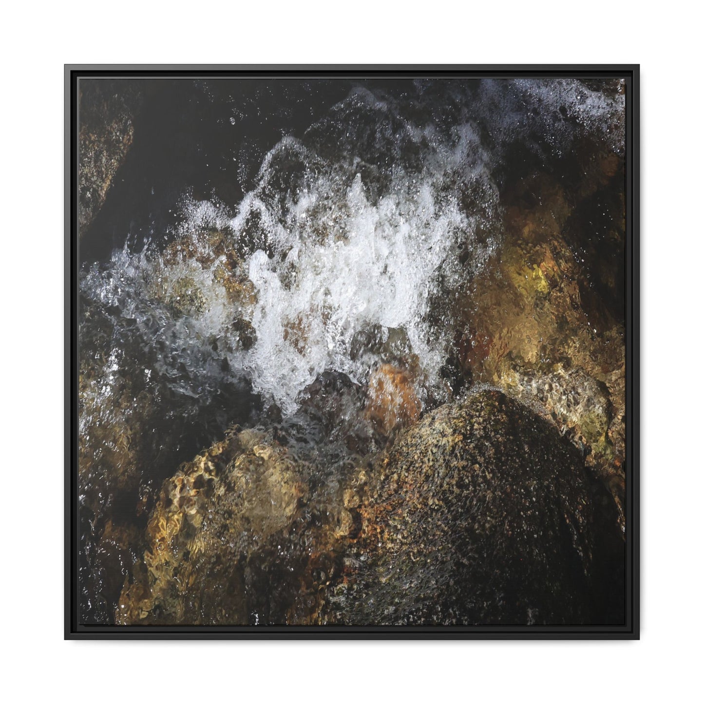 Cascading Momentum - Unique Stretched Canvas Wall Art