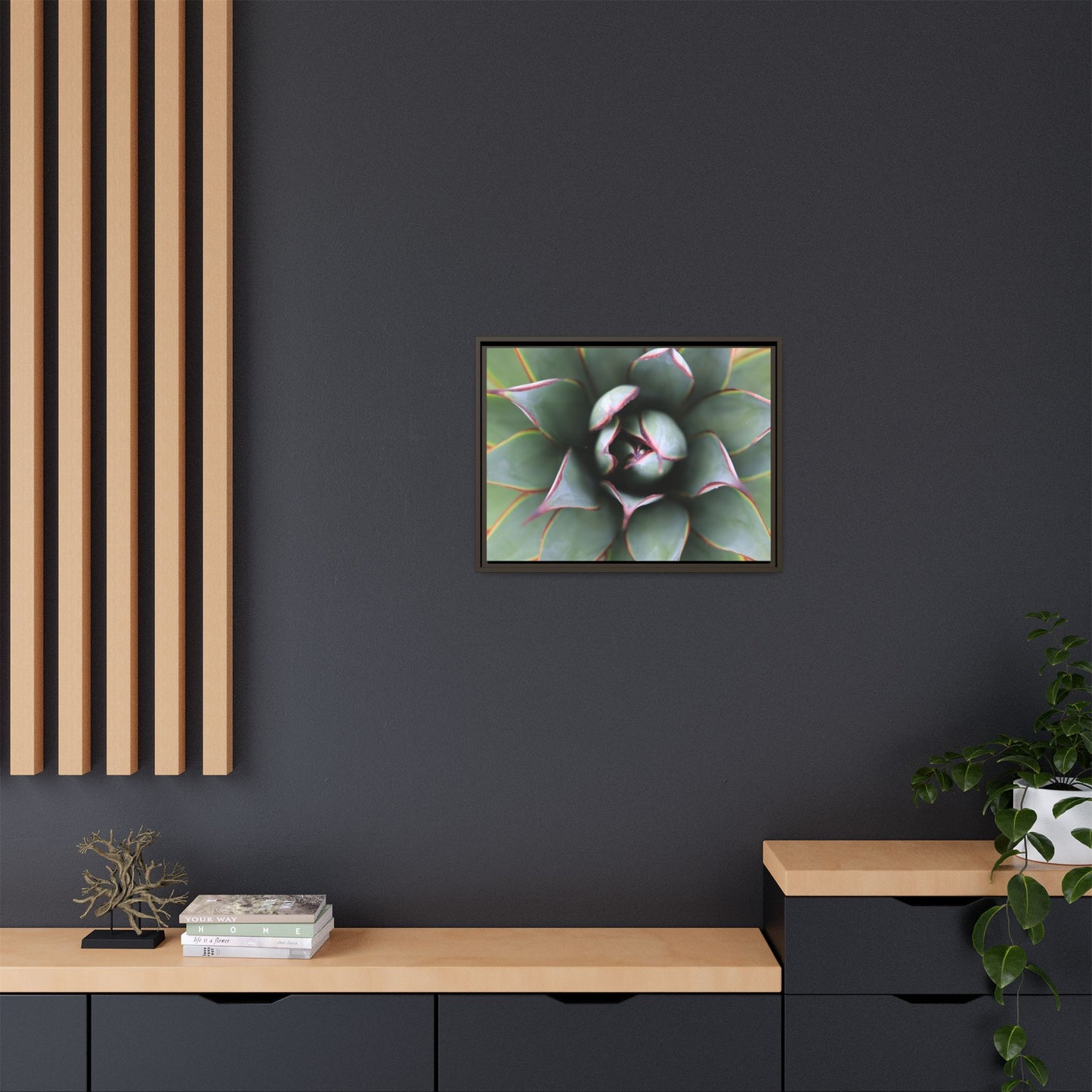 Spiky Elegance - Unique Stretched Canvas Wall Art