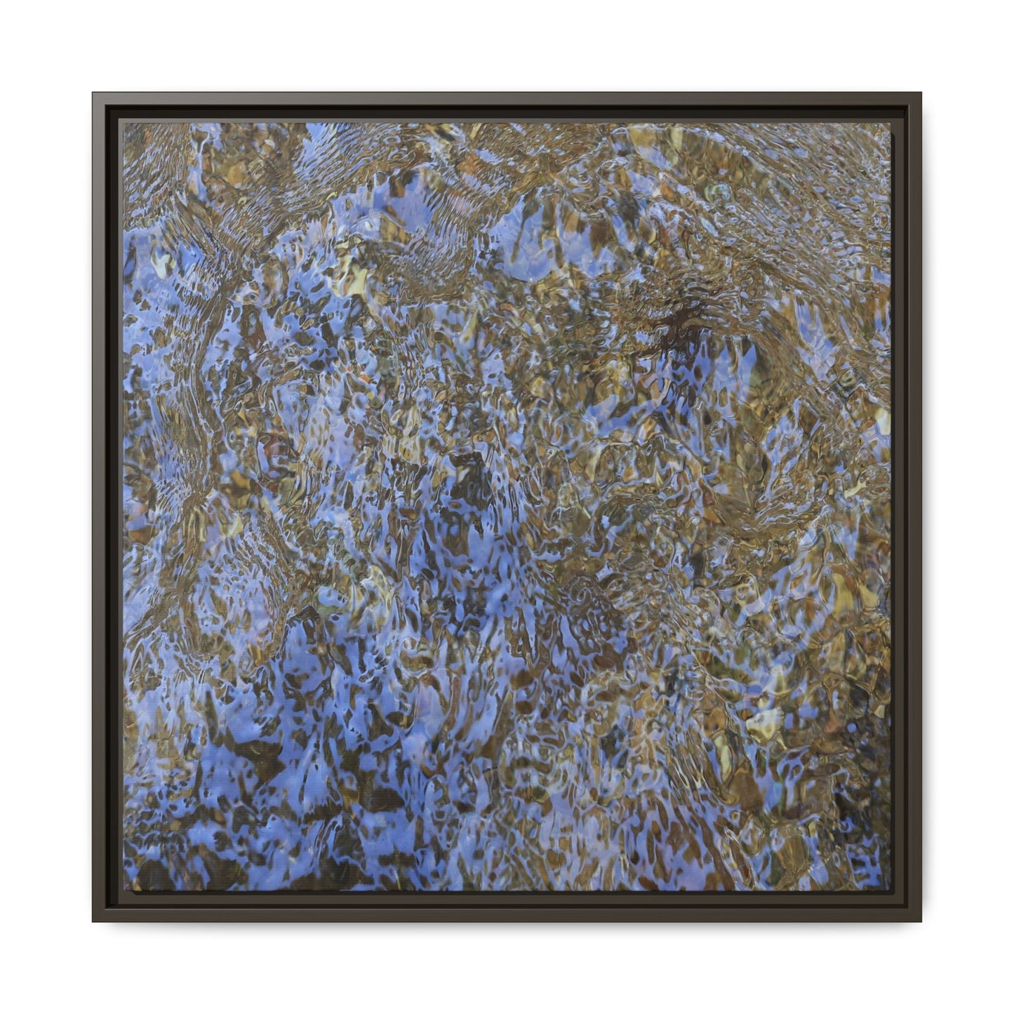 Aquatic Reflections - Unique Stretched Canvas Wall Art