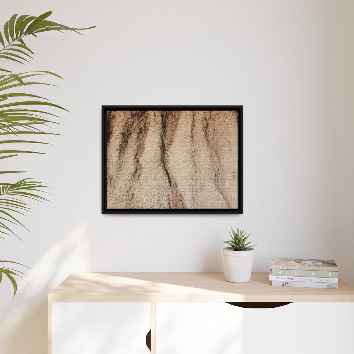 Eroded Canyon Walls - Unique Stretched Canvas Wall Art