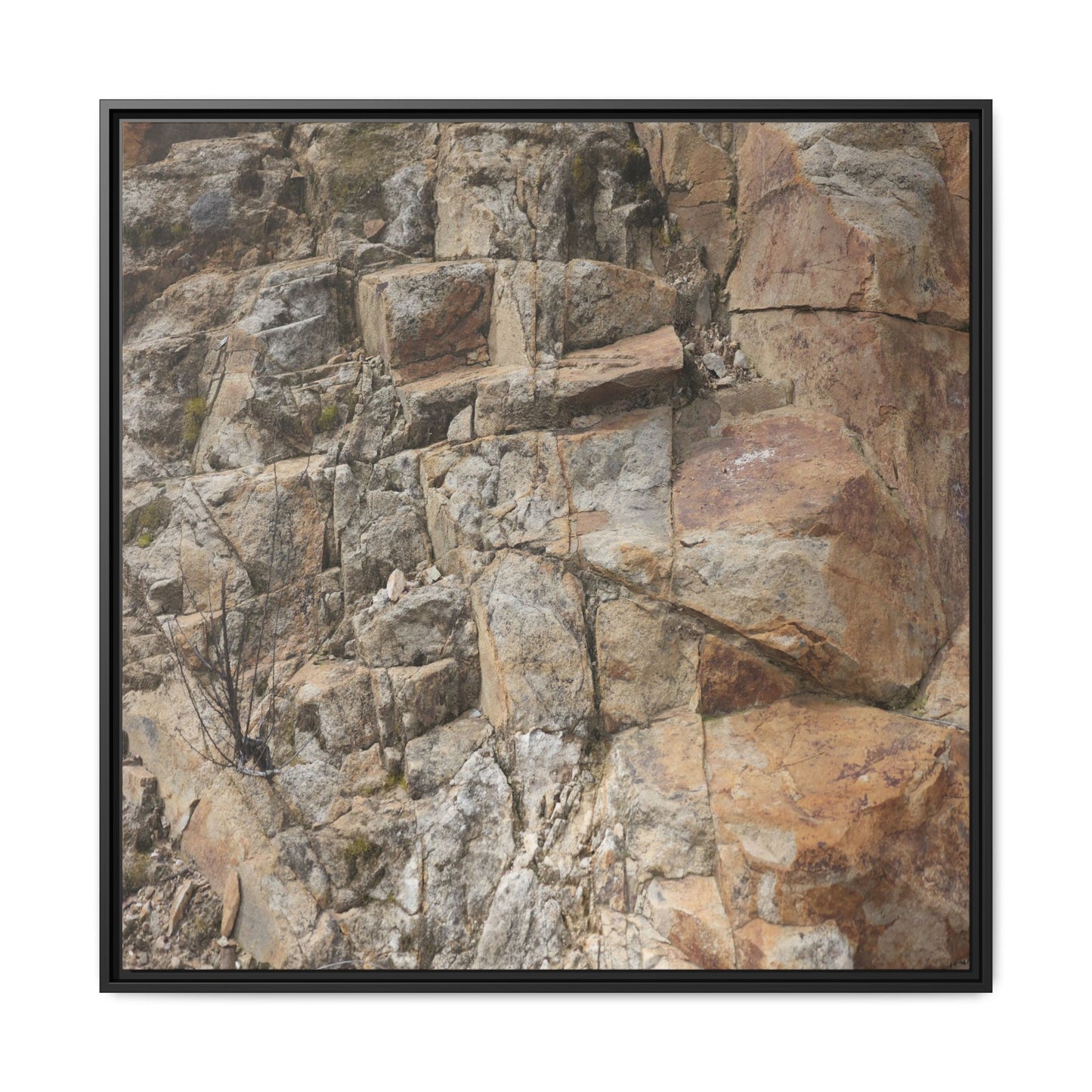 Sandstone Symphony - Unique Stretched Canvas Wall Art