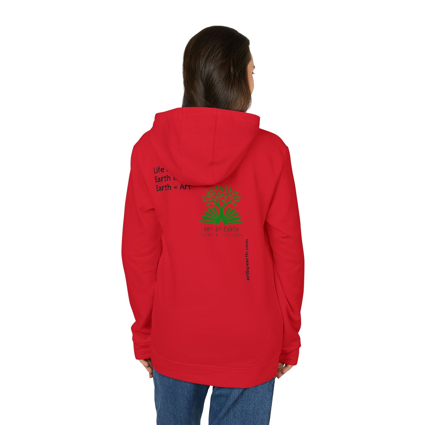 Z - ART BY EARTH HOODIE - adidas Unisex Fleece Hoodie