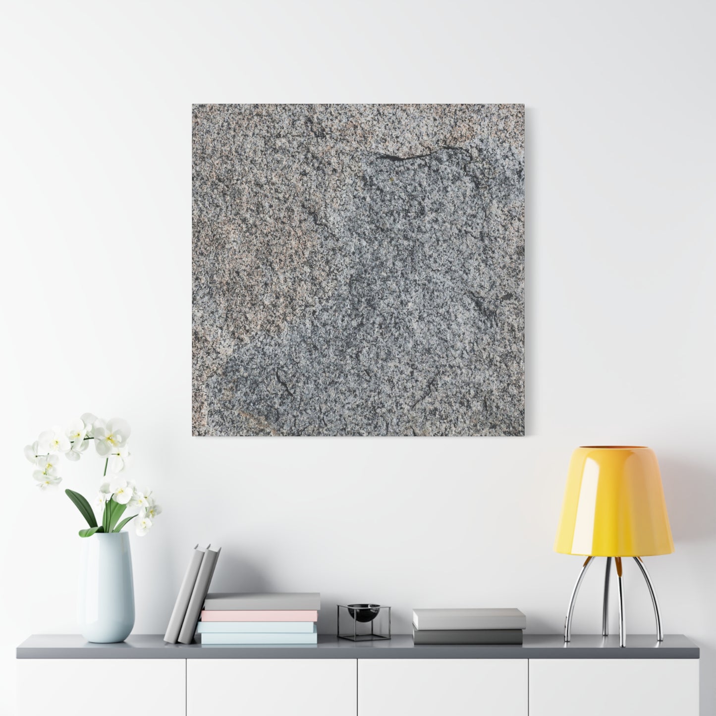 Echoes in Rock - Unique Frameless Canvas Wall Art