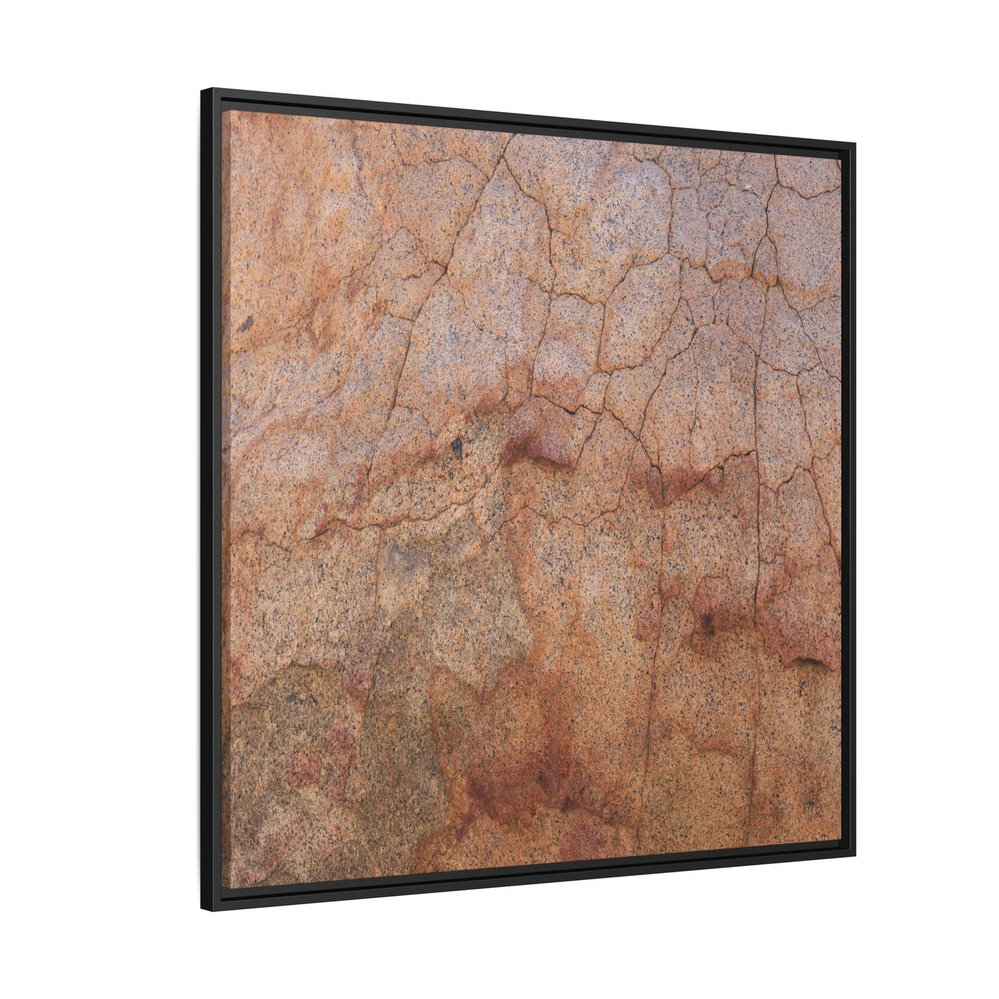 Russet Fissures - Unique Stretched Canvas Wall Art