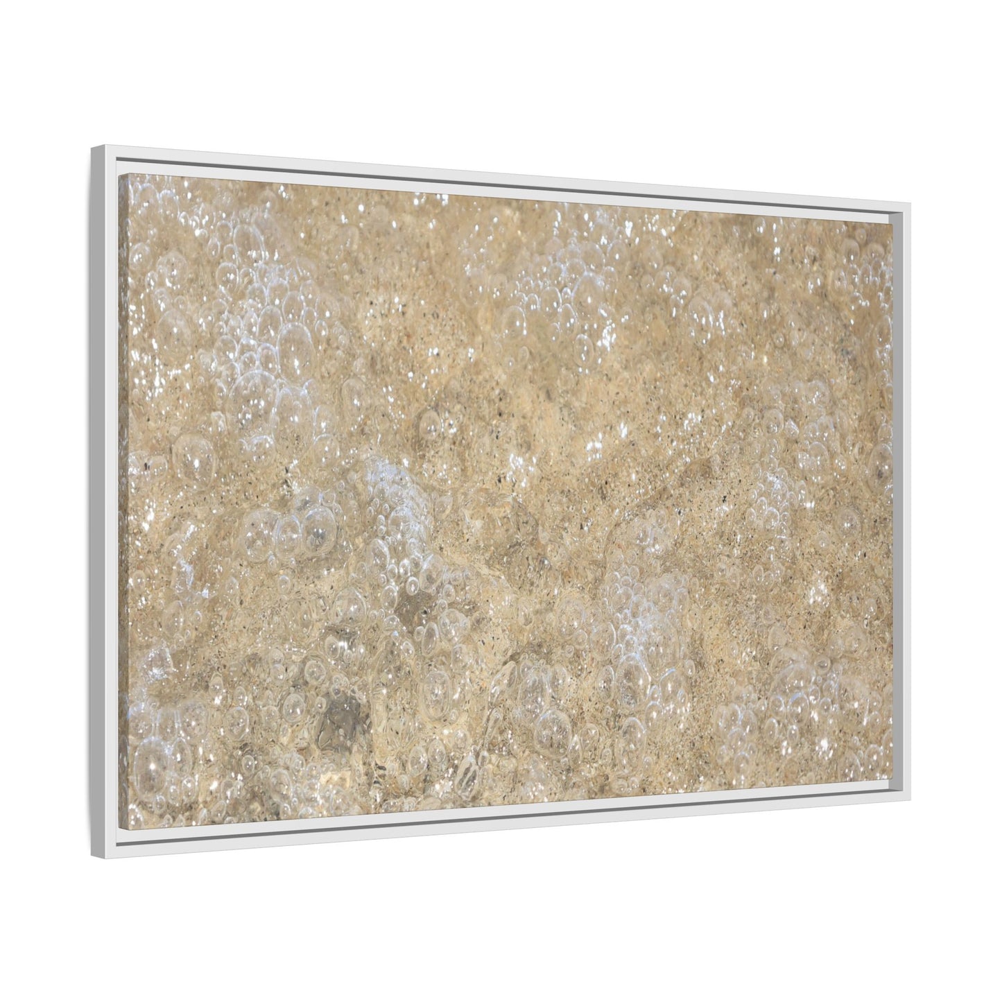 Bubbling Sand - Unique Stretched Canvas Wall Art