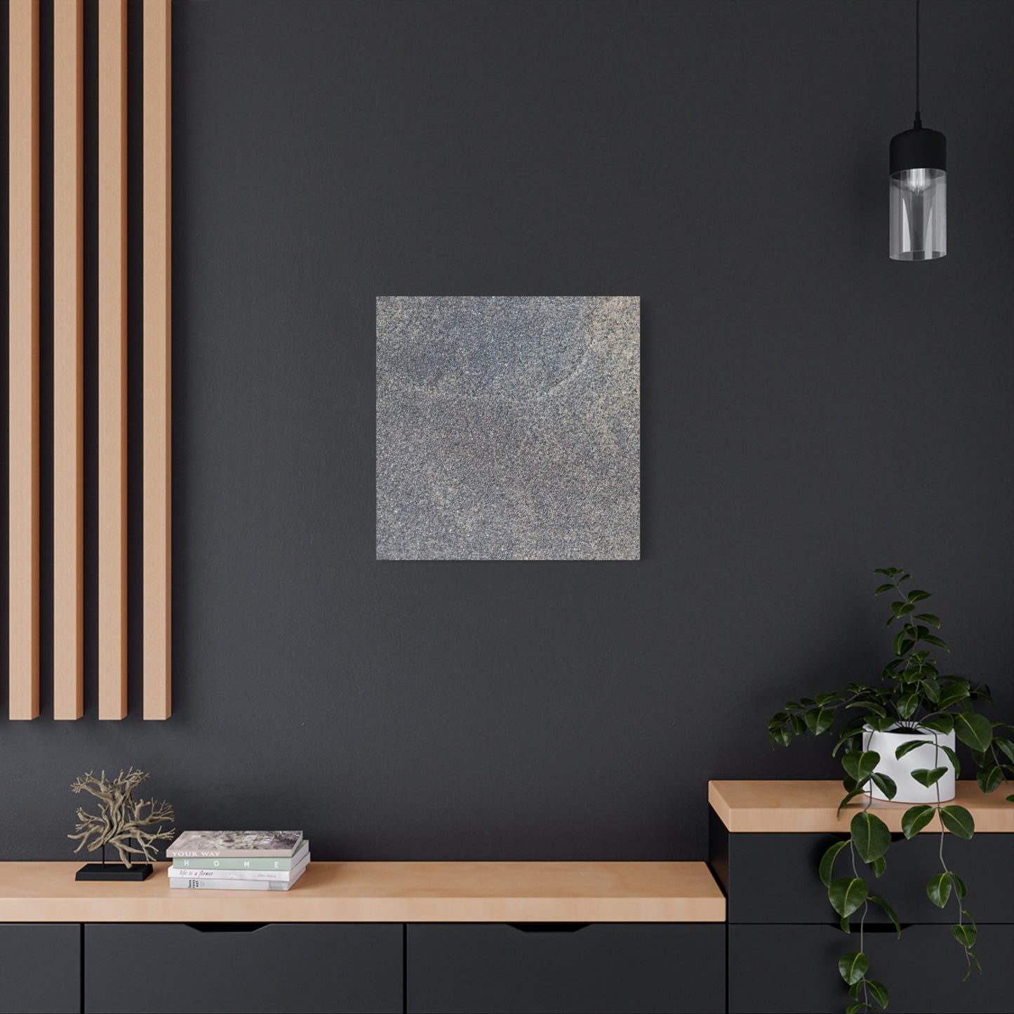 Granite Murmur - Unique Frameless Canvas Wall Art