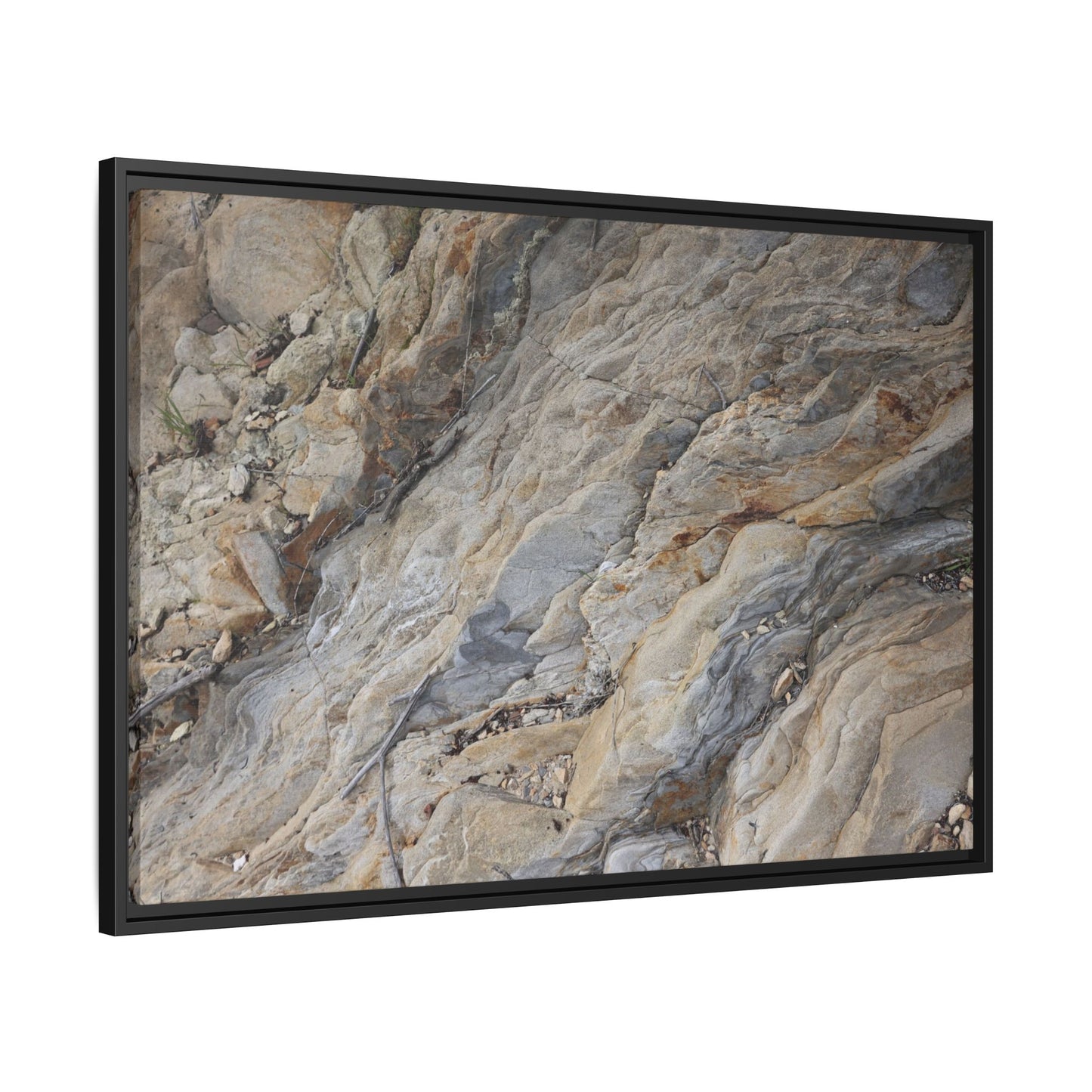 Layers of Earth's History - Unique Stretched Canvas Wall Art