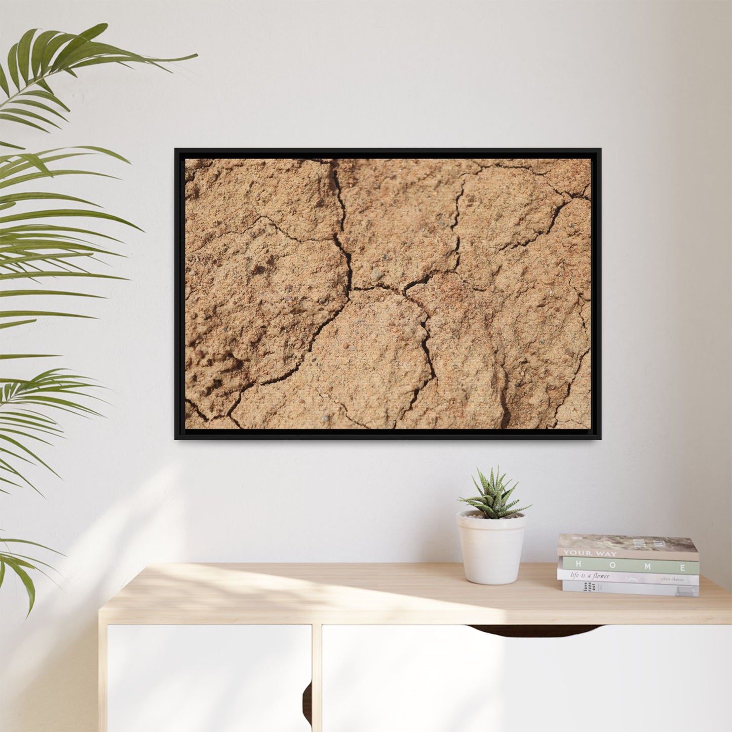 Parched Land - Unique Stretched Canvas Wall Art