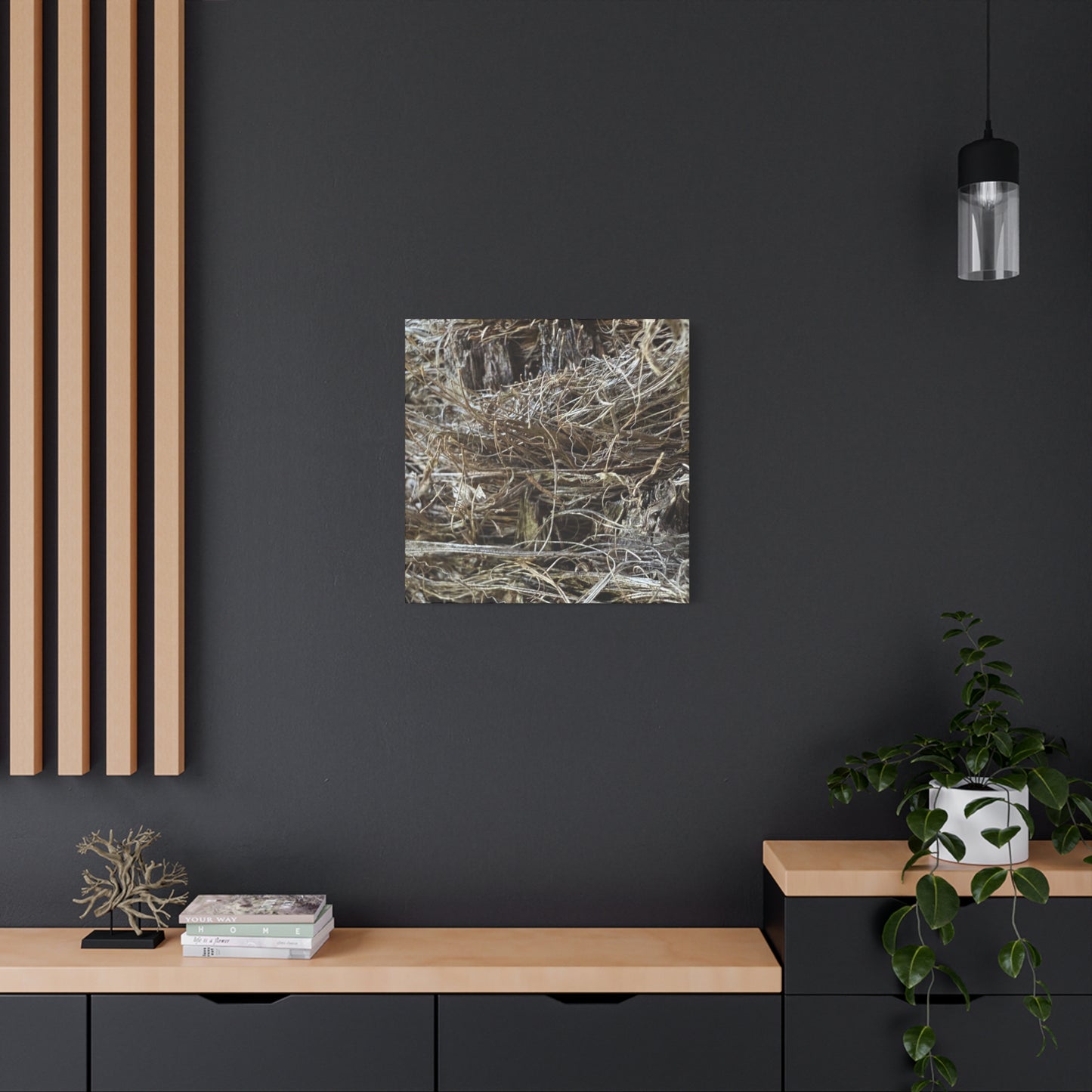 Whispers in Dry Grass - Unique Frameless Canvas Wall Art