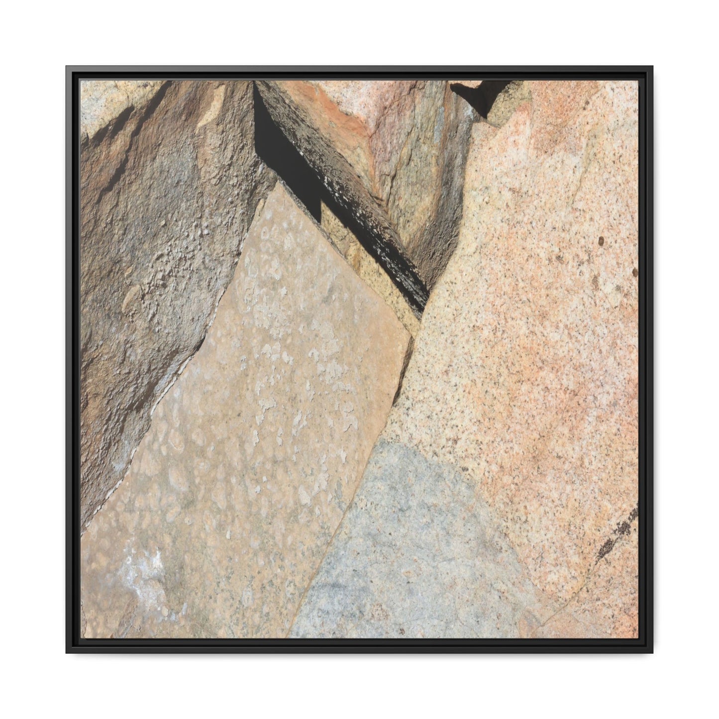 Rock Fragment - Unique Stretched Canvas Wall Art