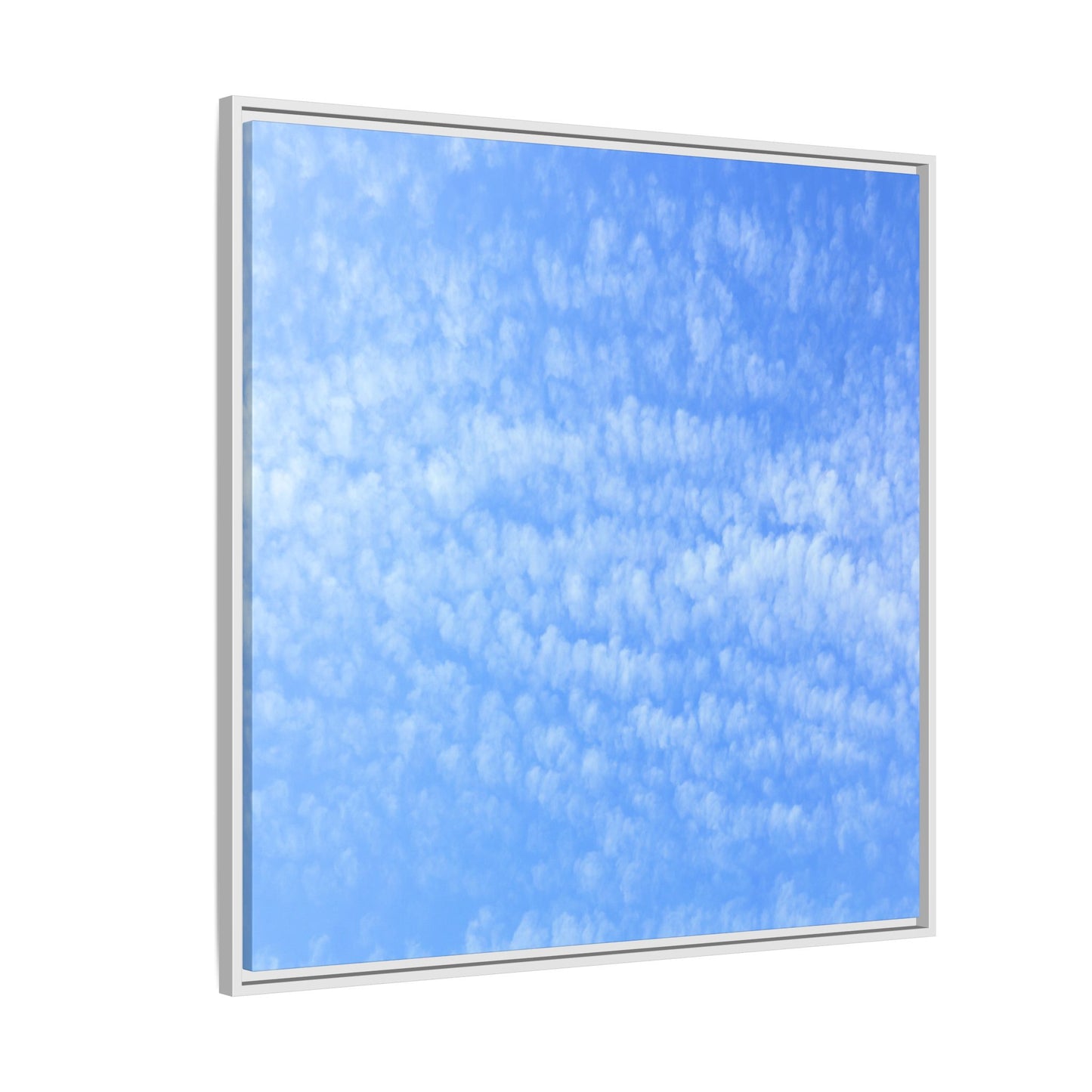 Wispy Blue Dreams - Unique Stretched Canvas Wall Art