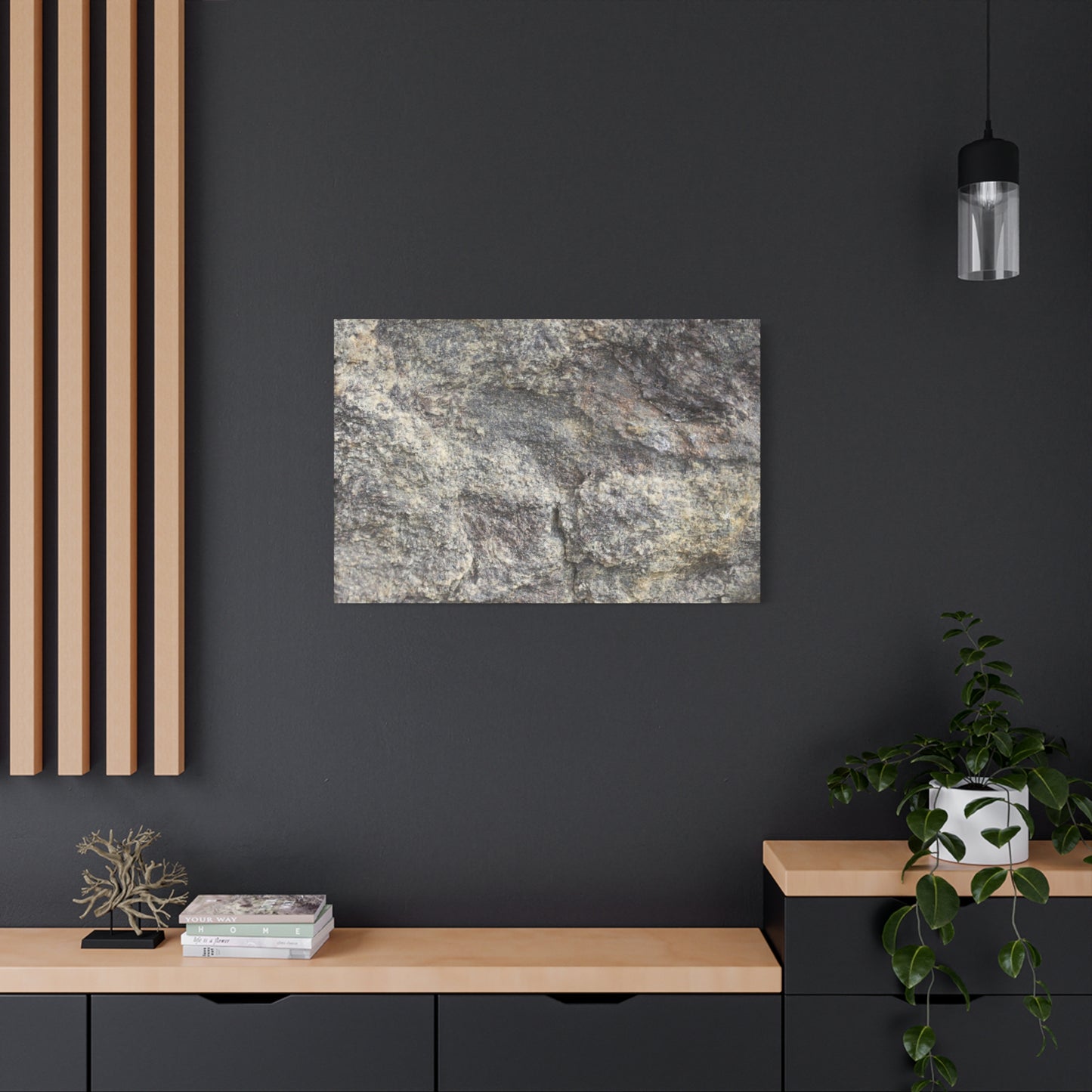 Granite Memory - Unique Frameless Canvas Wall Art