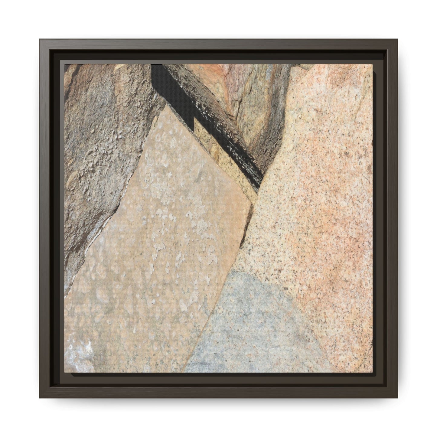 Rock Fragment - Unique Stretched Canvas Wall Art