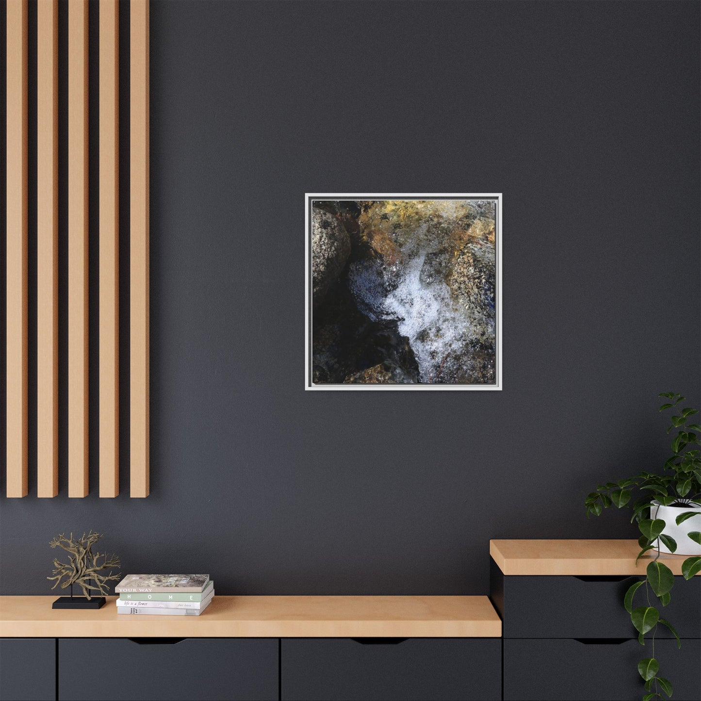 Nature's Turbulence - Unique Stretched Canvas Wall Art