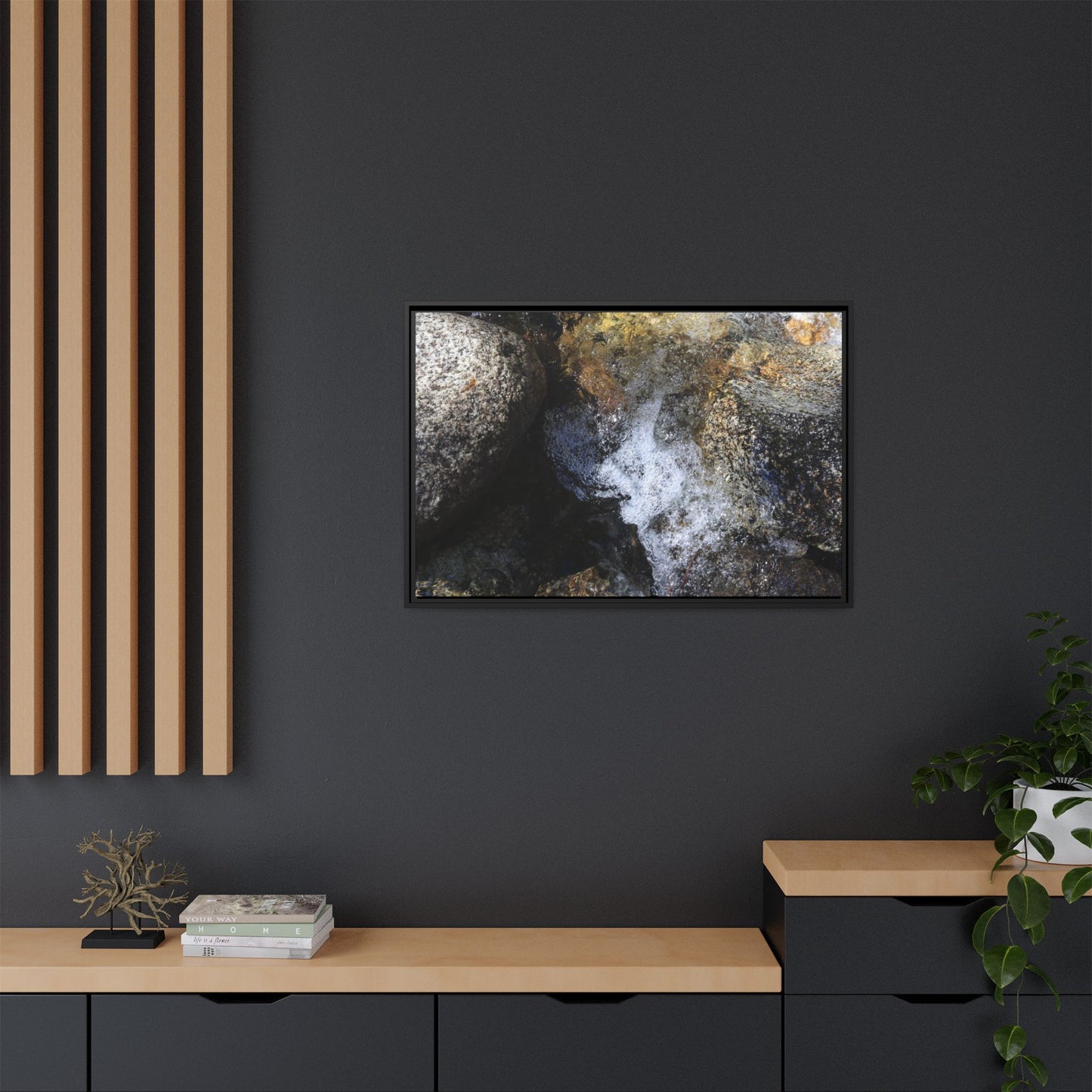 Nature's Turbulence - Unique Stretched Canvas Wall Art
