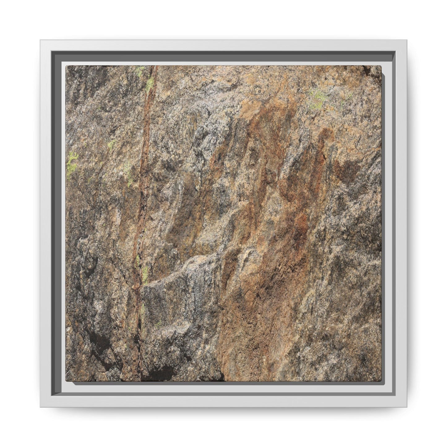 Weathered Rock Formation - Unique Stretched Canvas Wall Art