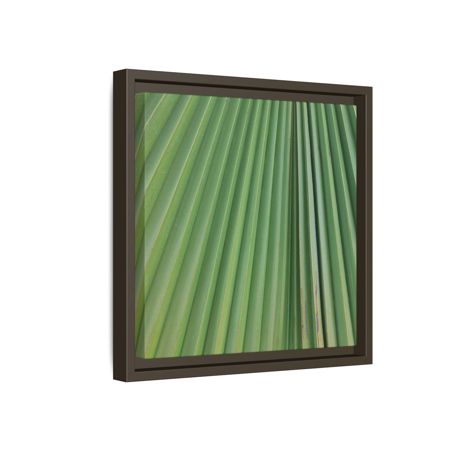 Emerald Rays - Unique Stretched Canvas Wall Art